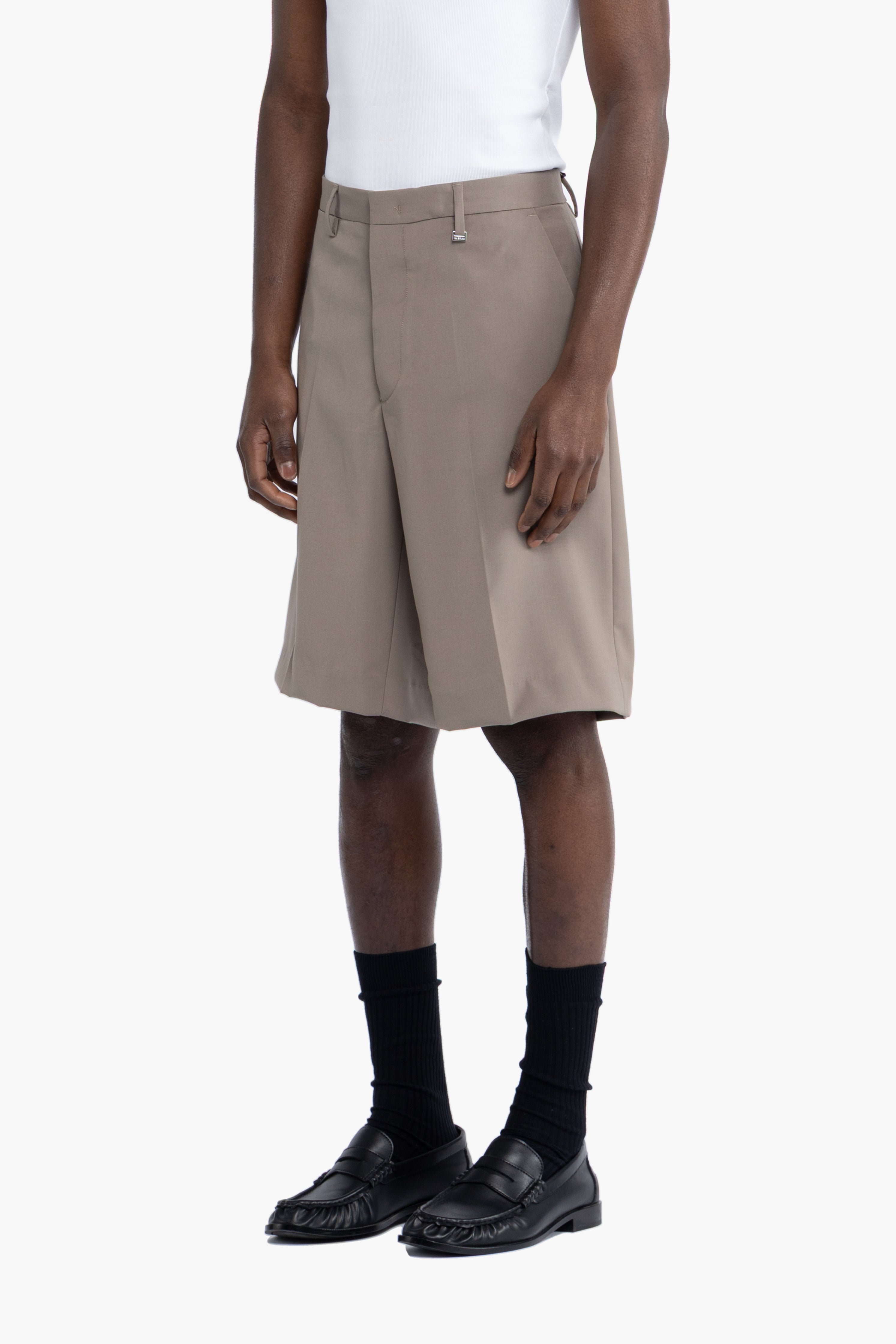 Bermuda tasca america - Taupe