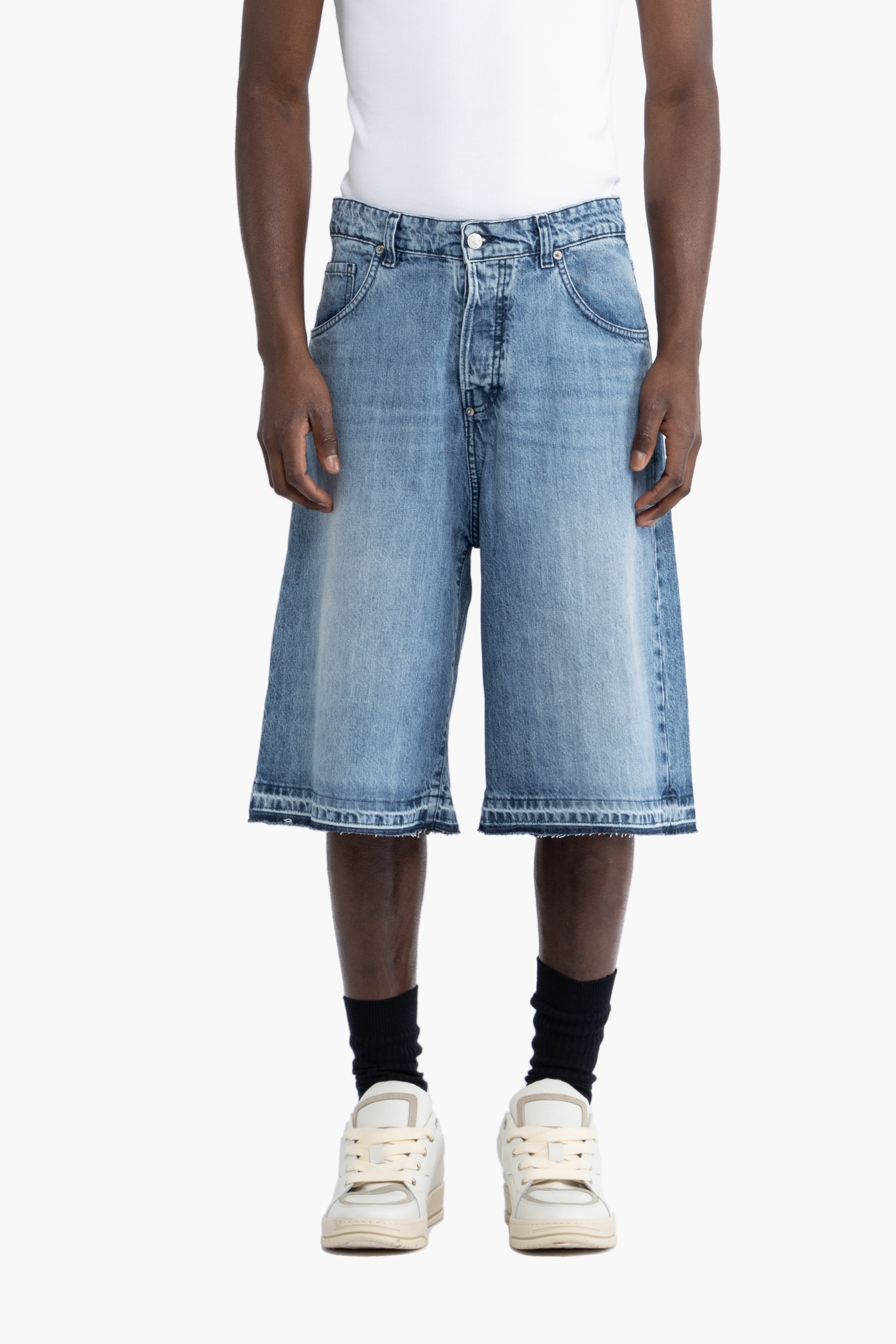 Bermuda in cotone denim