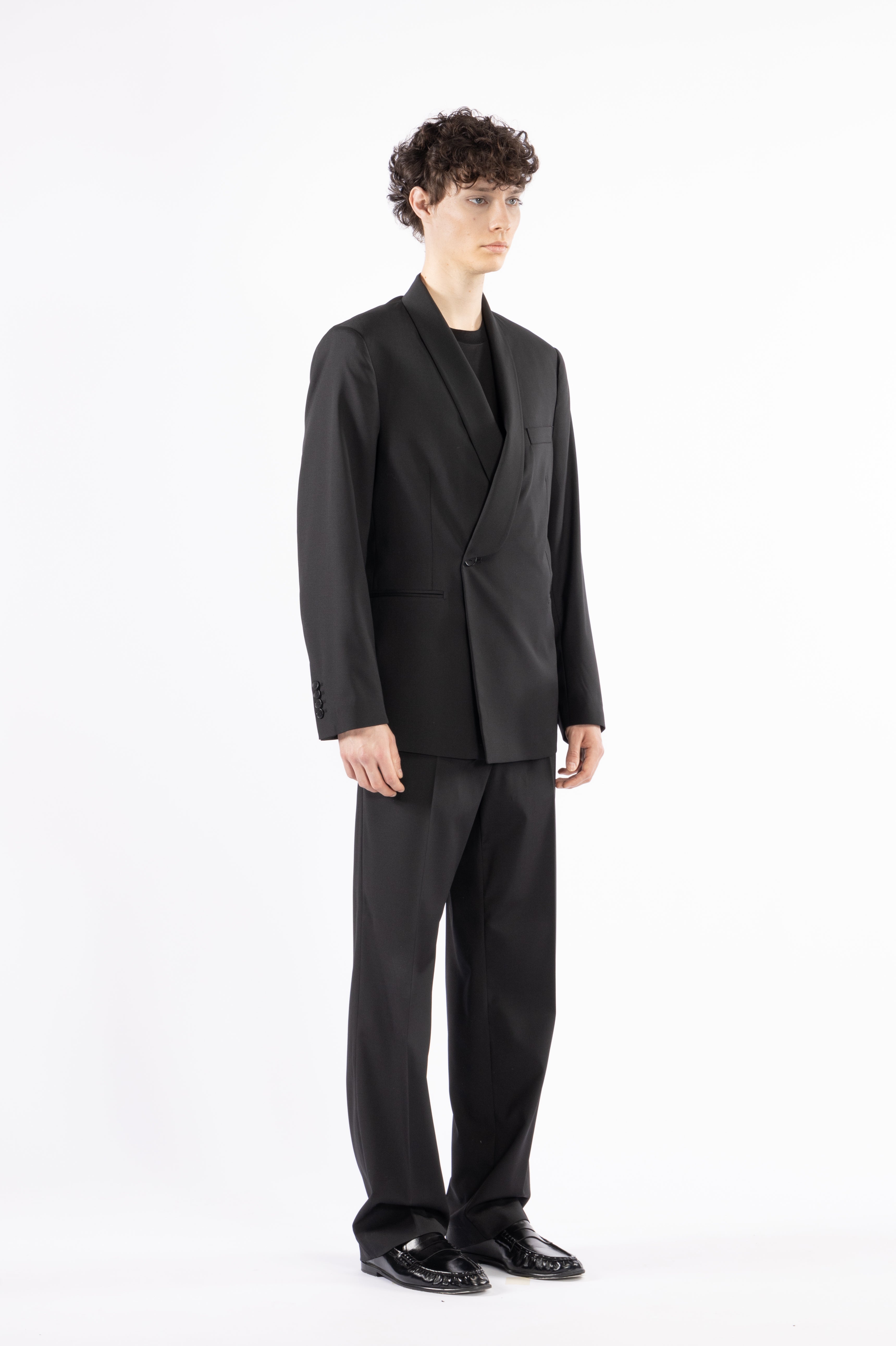 Giacca da abito collo a scialle - Nero