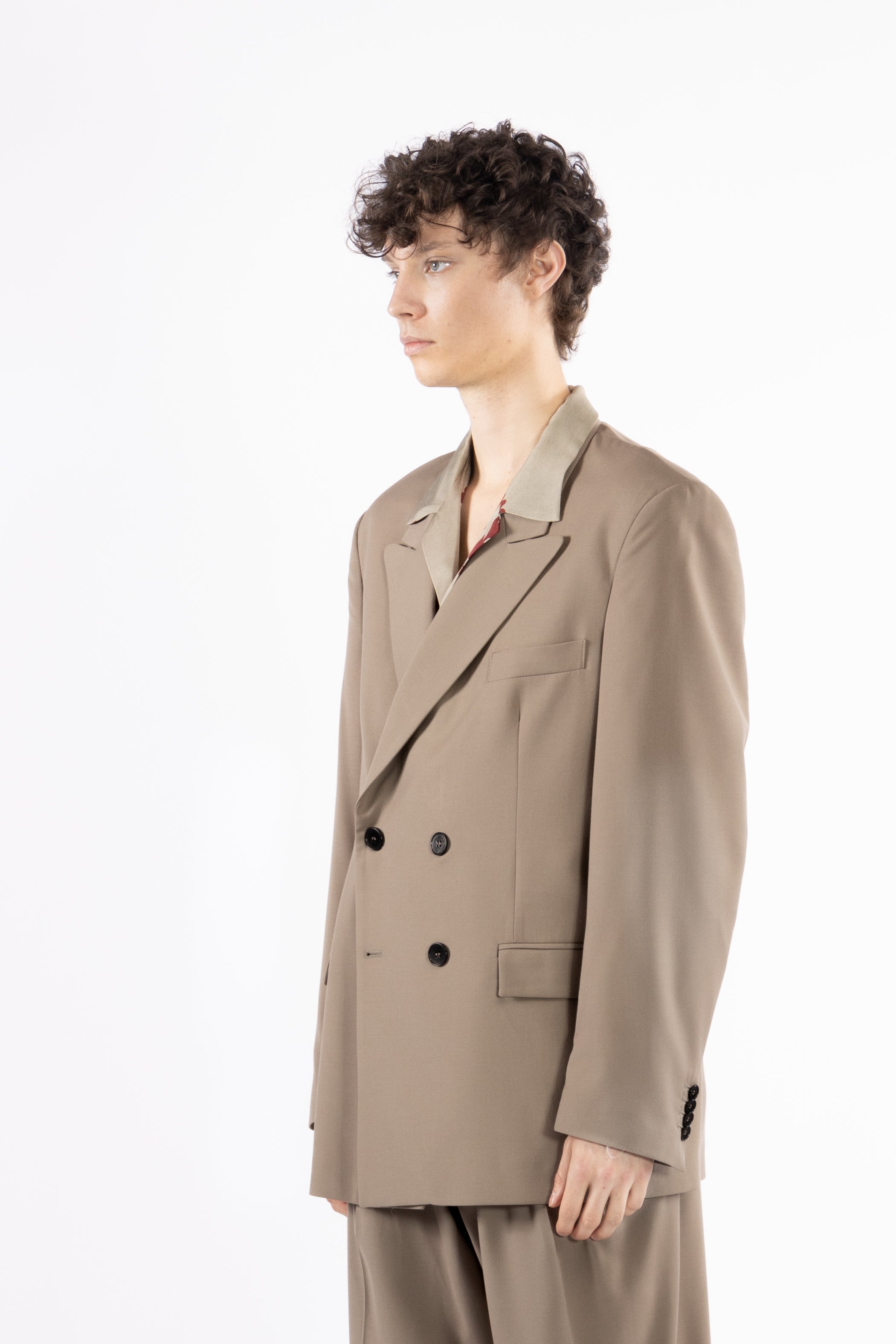 Giacca da abito oversize - Taupe