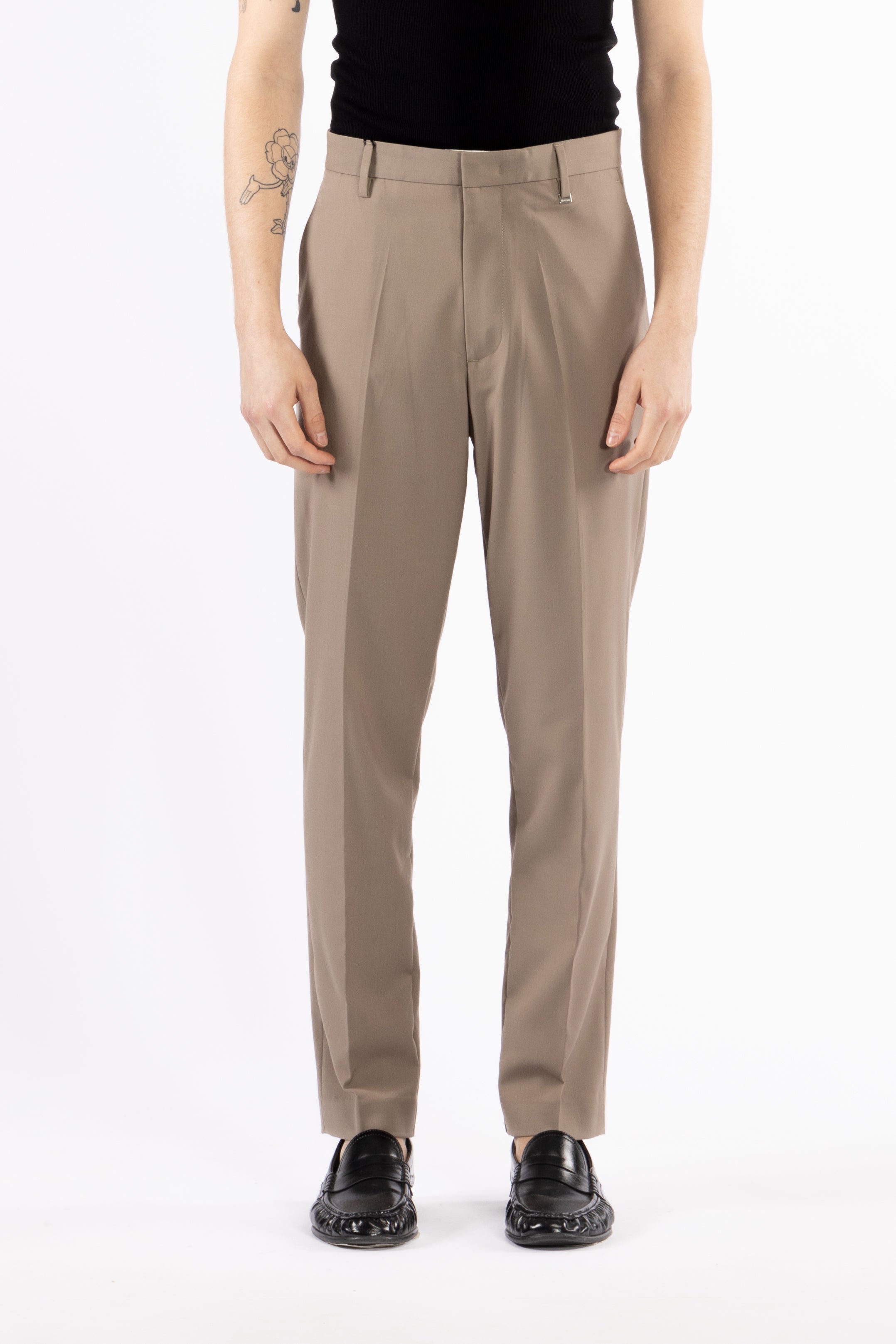 Pantalone tasca america regolare - Taupe