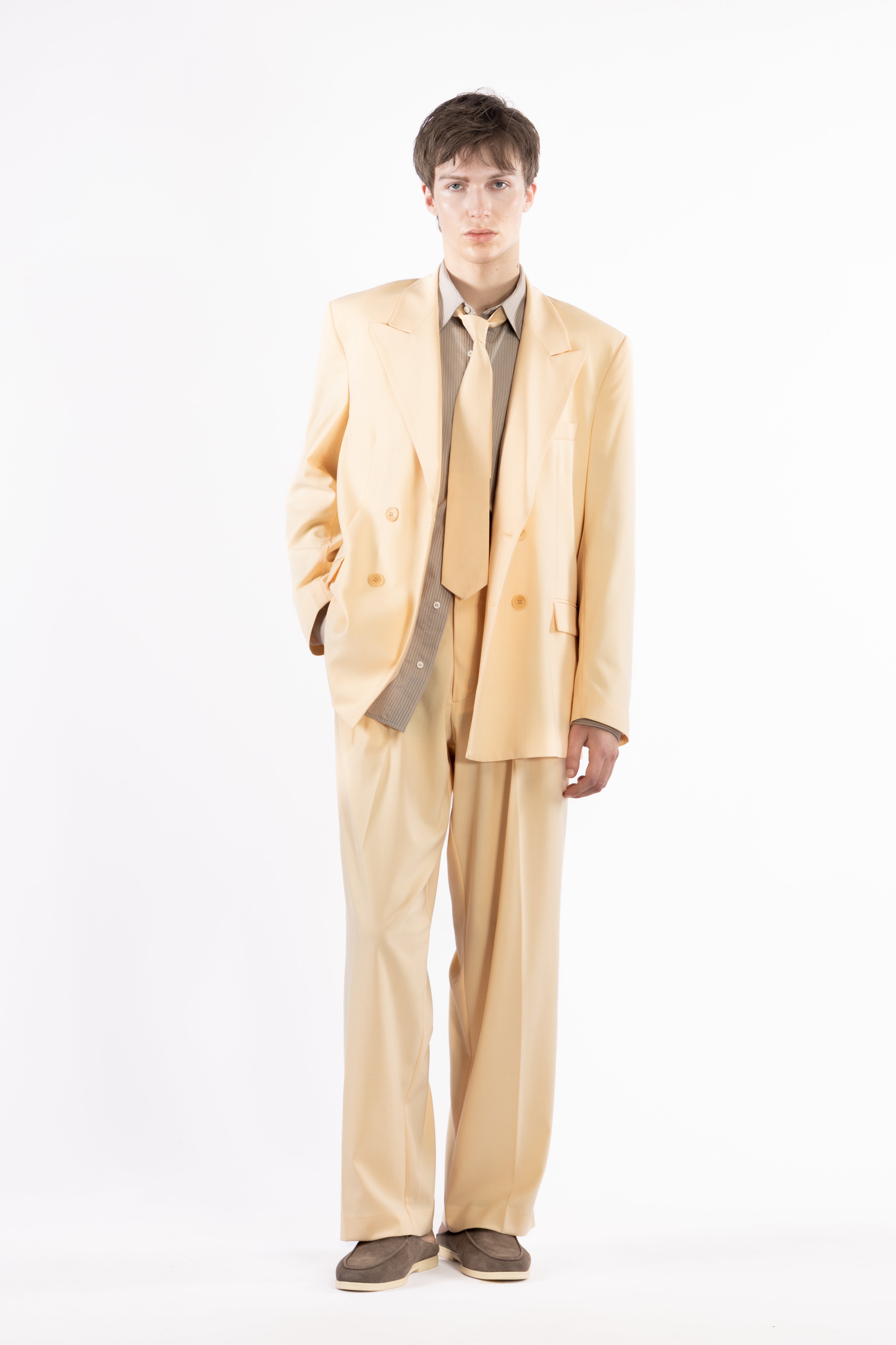 Giacca da abito oversize - Pesca