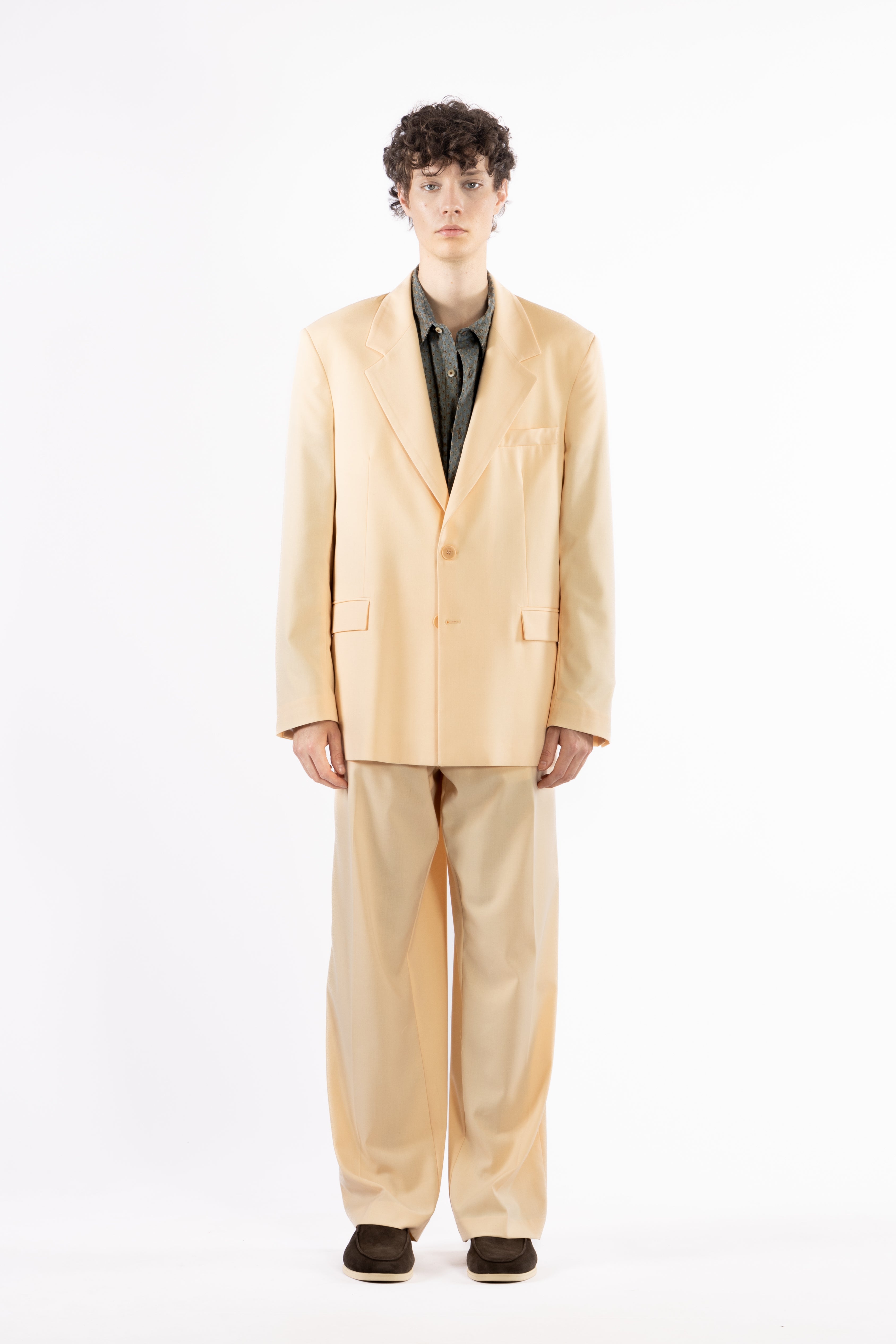 Giacca da abito oversize - Pesca