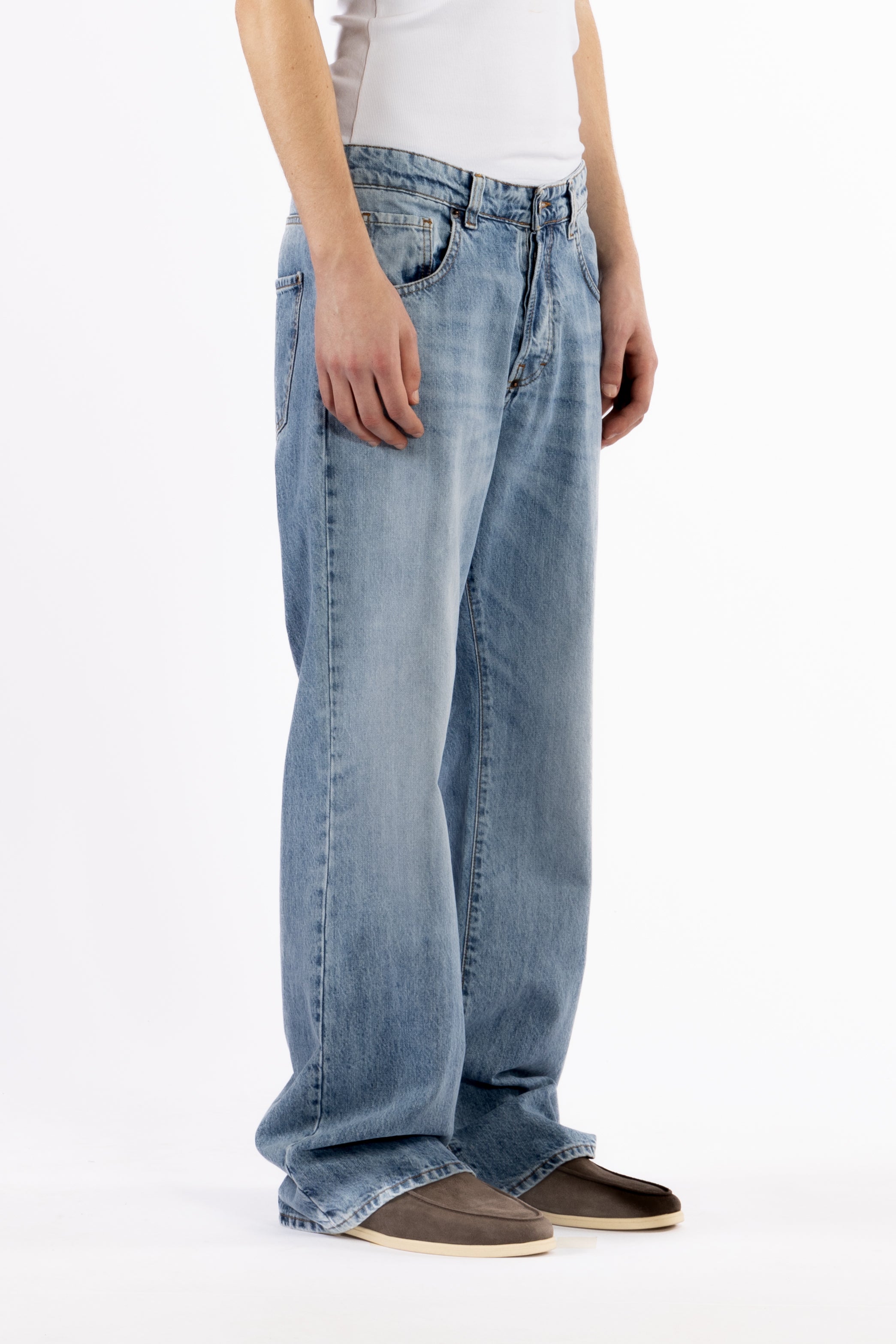 Jeans flare stone wash