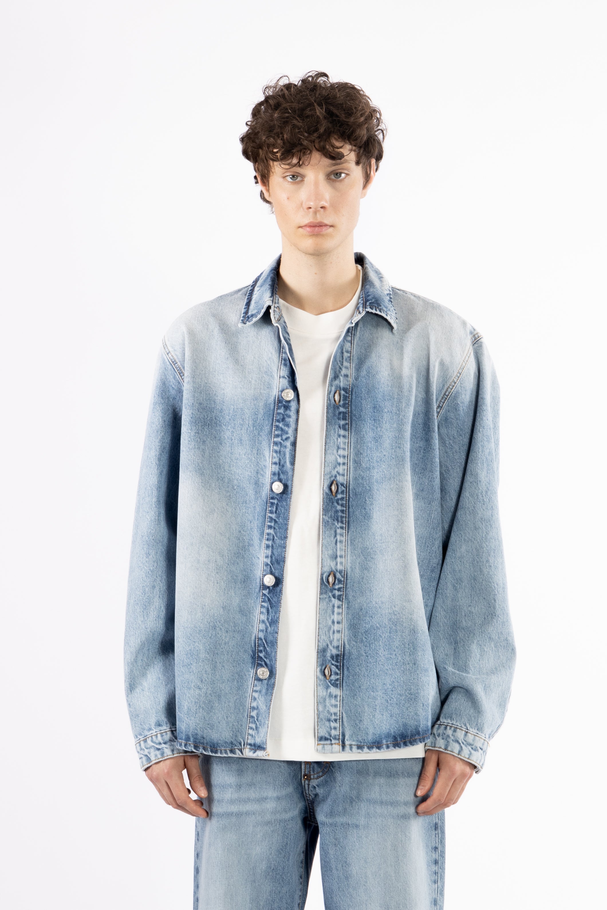 Camicia in cotone denim