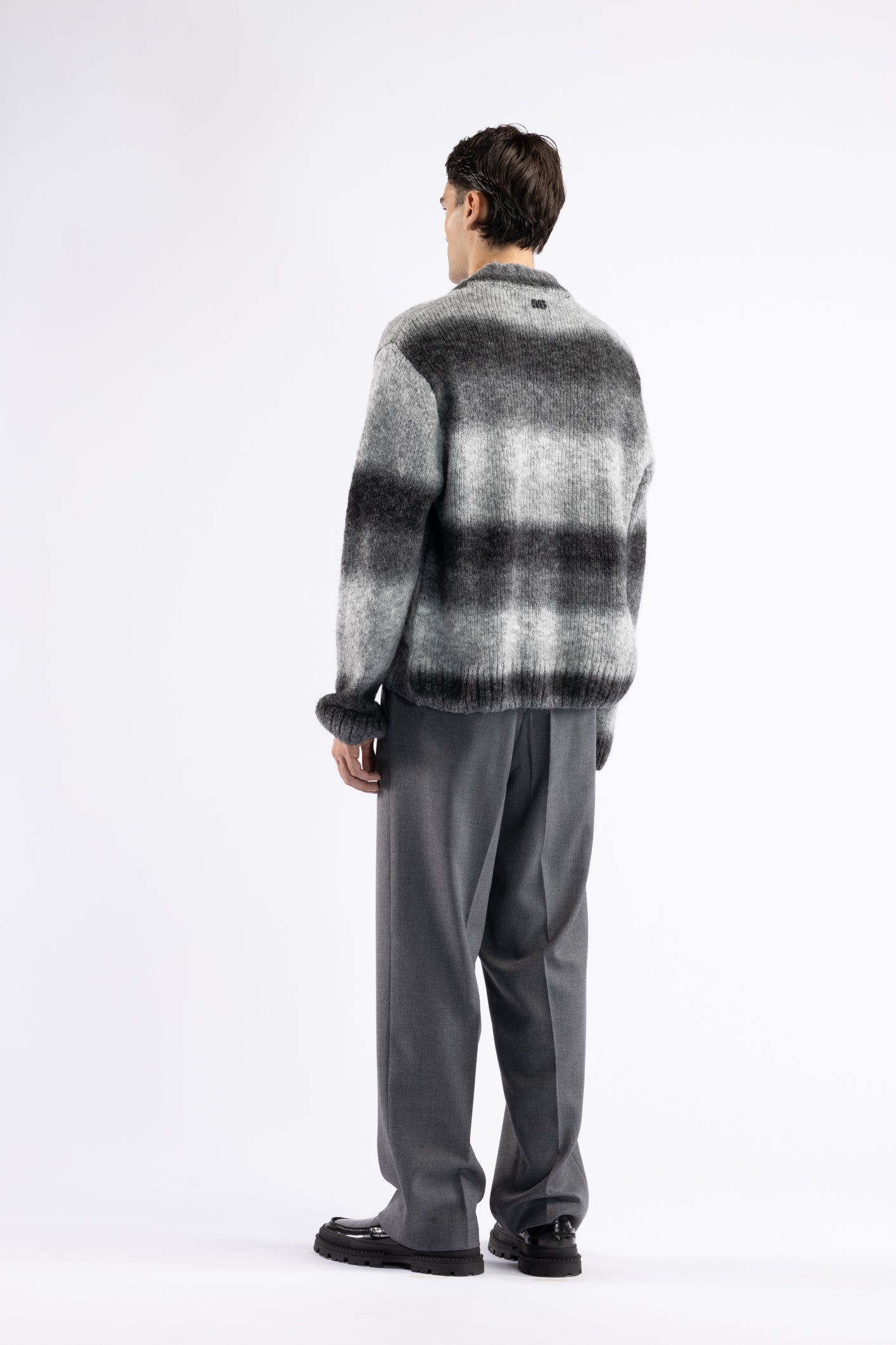 Gilet en laine à motifs tie-dye