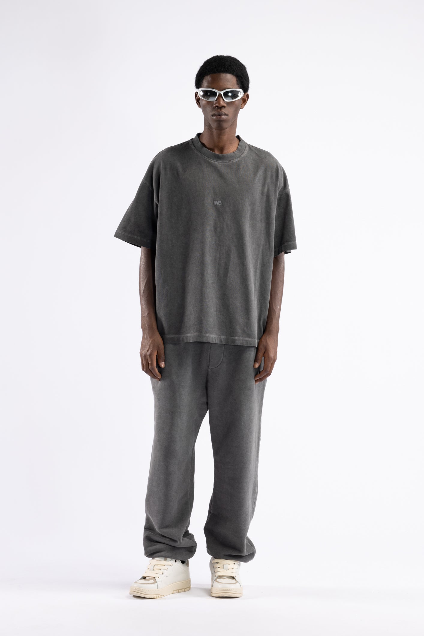 Pantalon polaire effet délavé - Gris