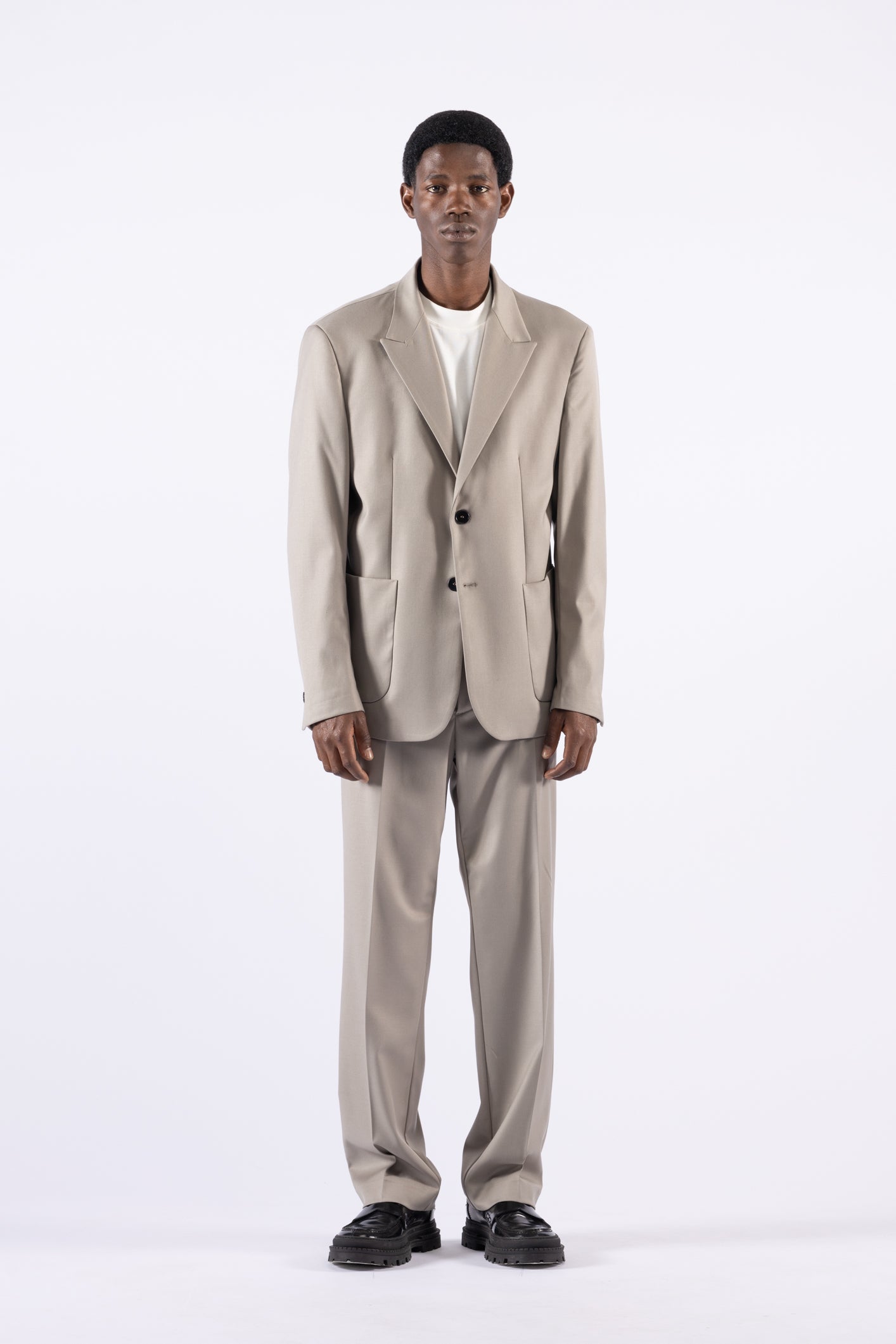 Pantalone gamba dritta - Mastice