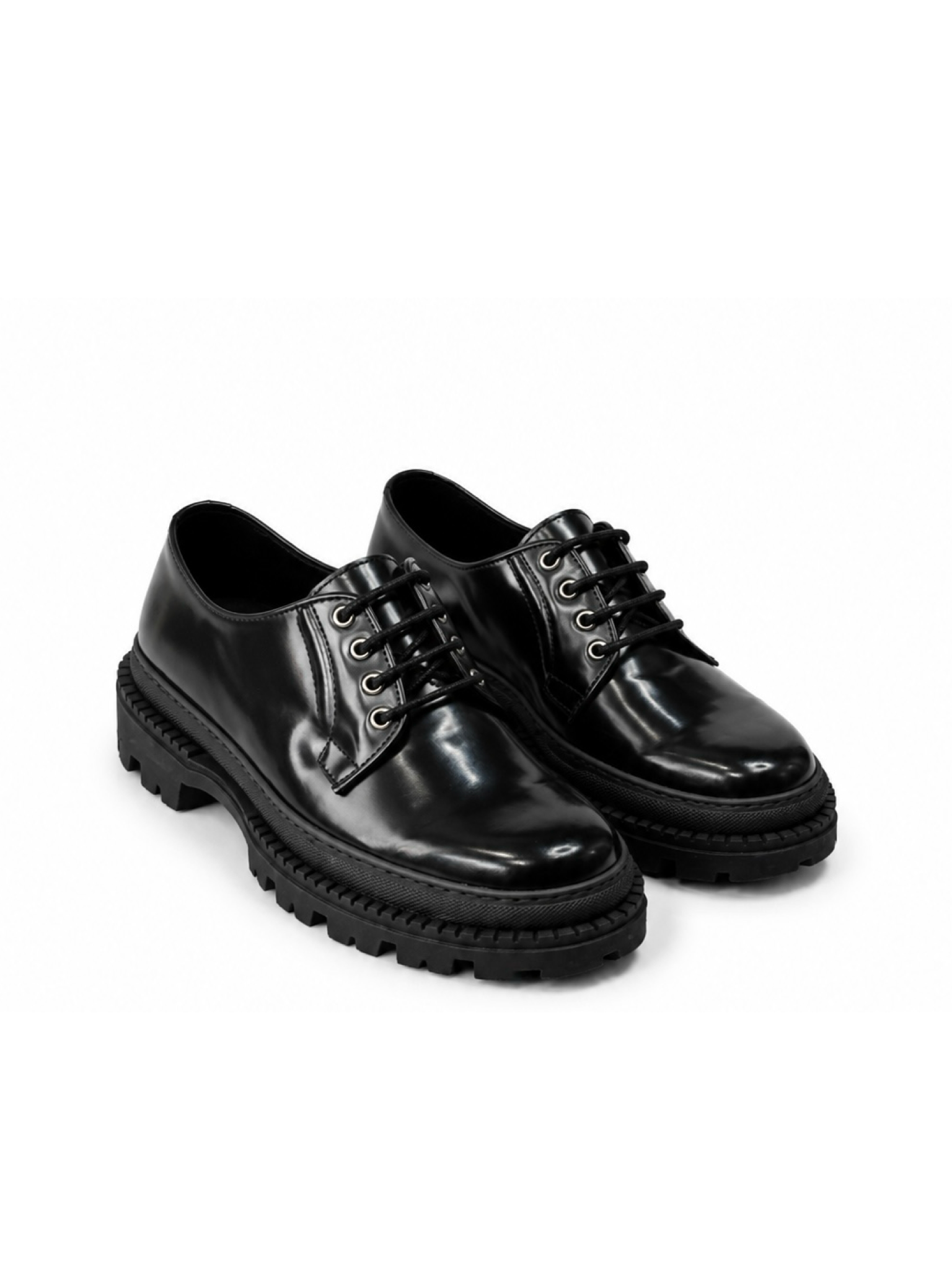 Mocassins en cuir avec bride - Noirs
