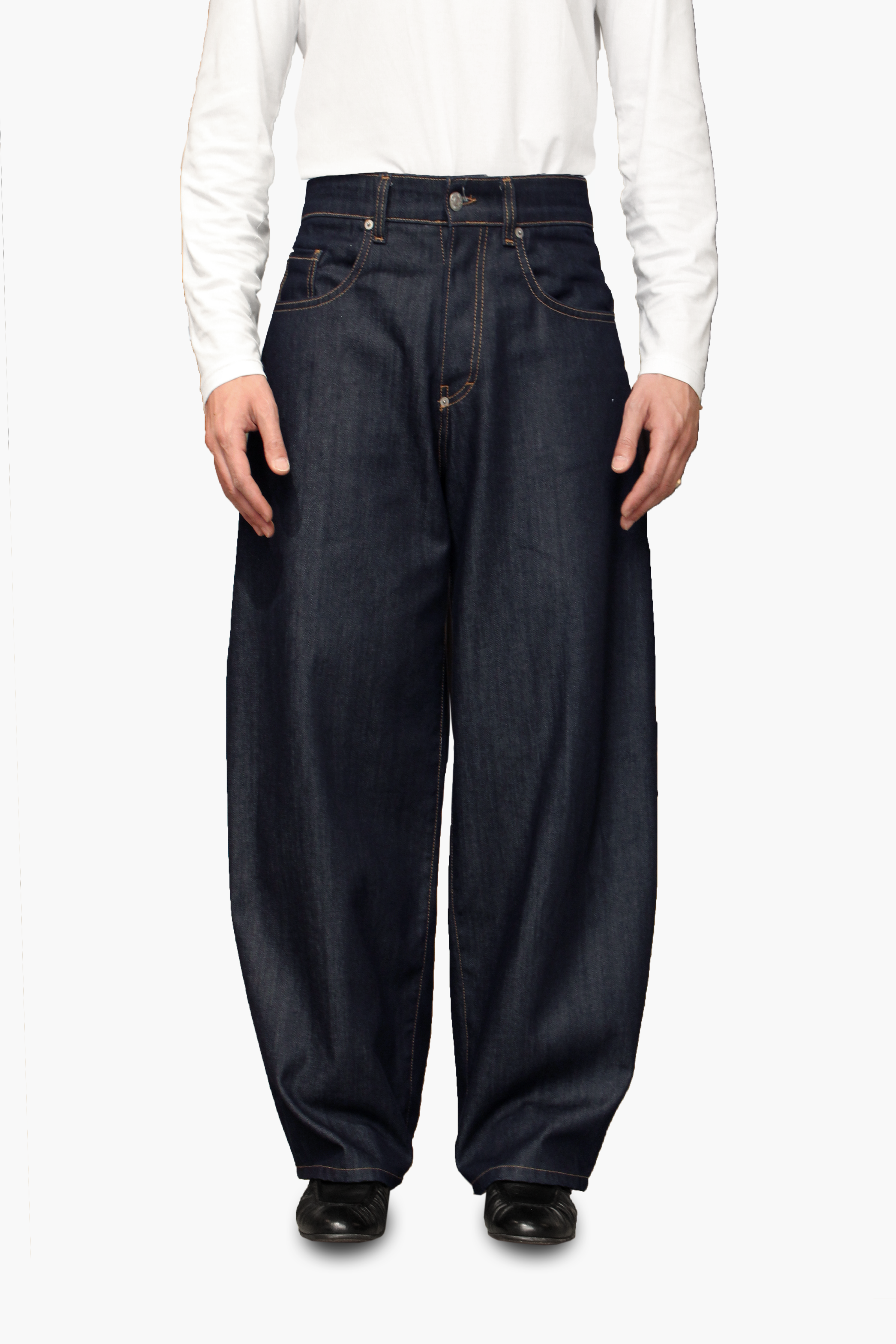 Jeans ballon fit in denim indigo