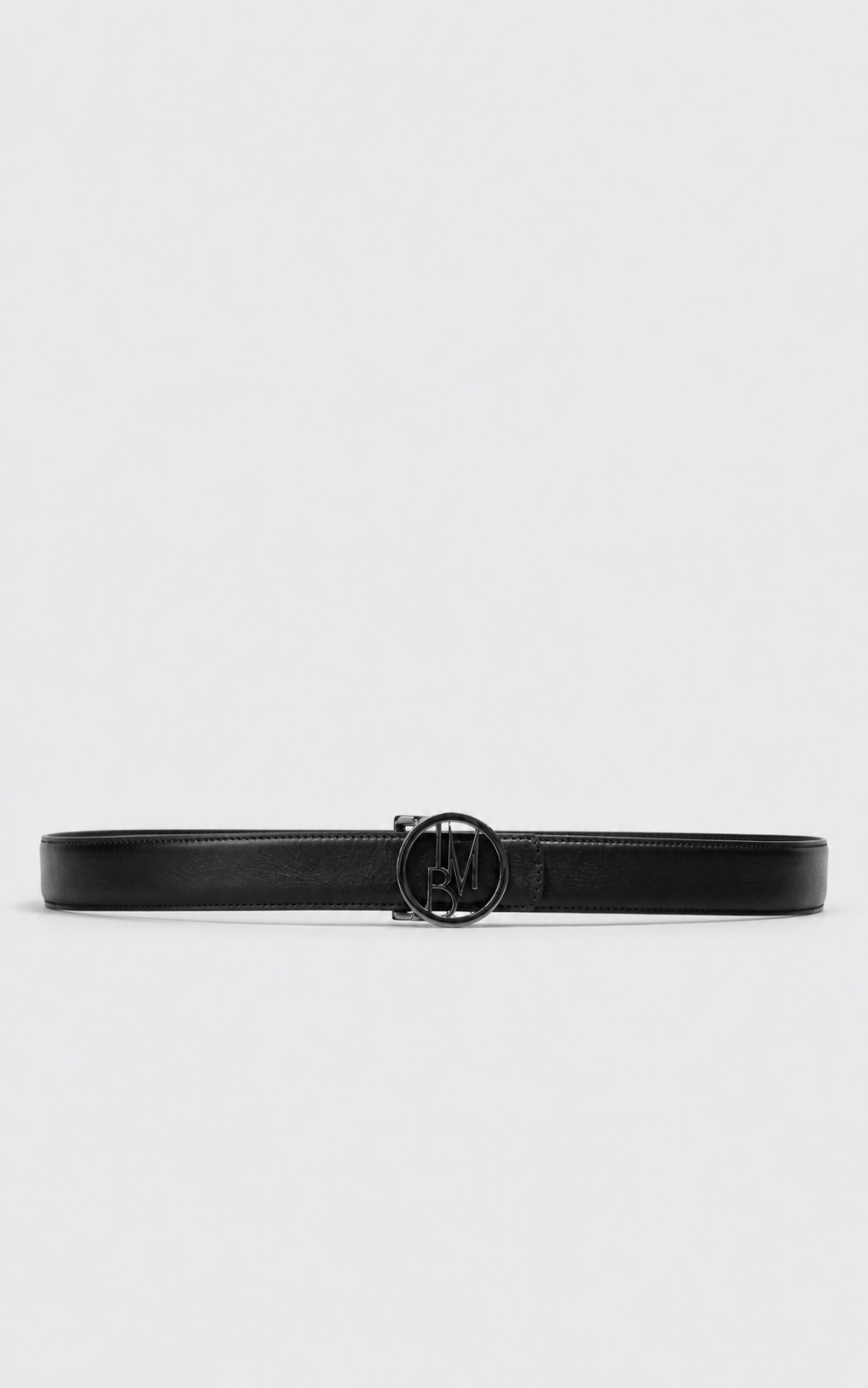 Pochette effet cuir - Noire