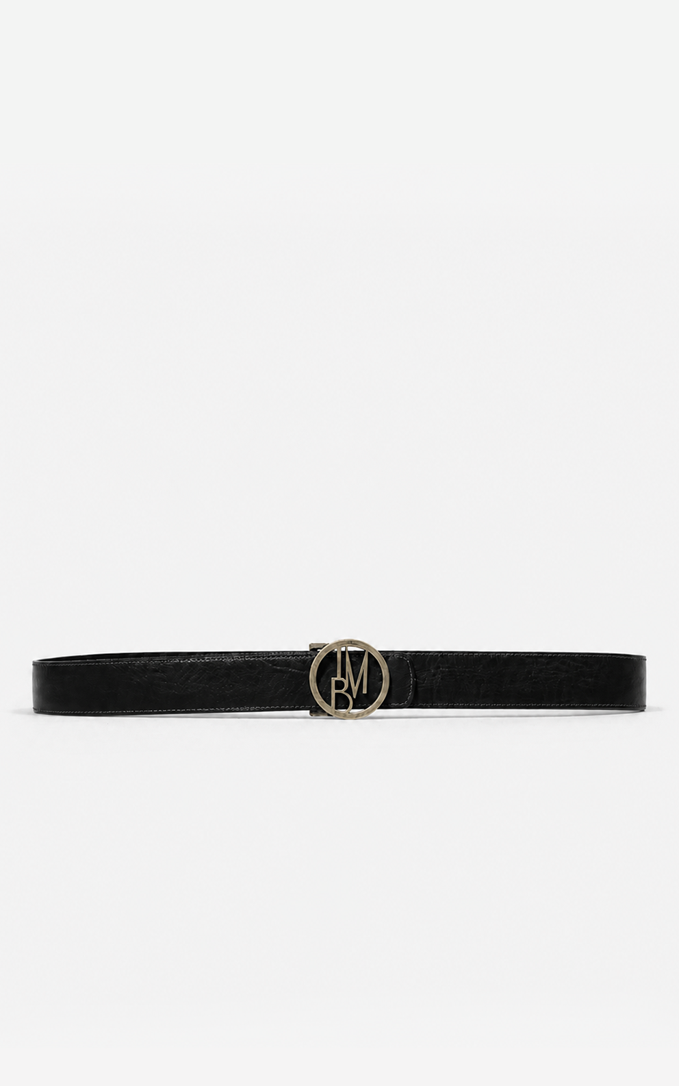 Pochette effet cuir - Noire