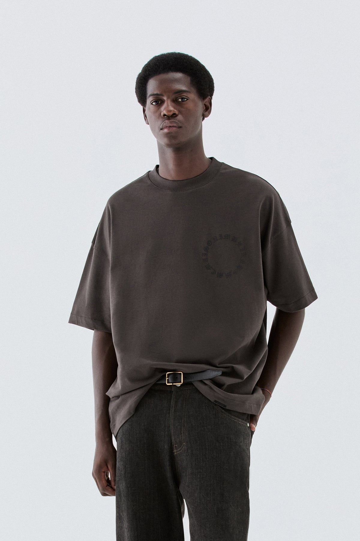T-shirt in jersey oversize - Moro