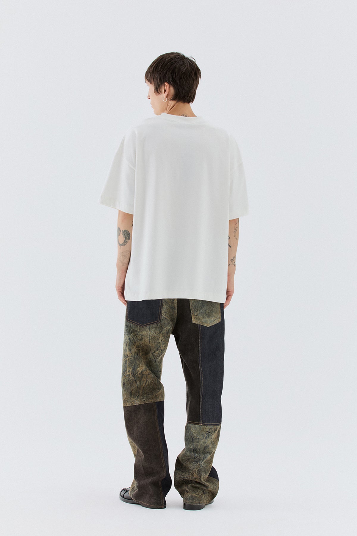 Jeans patchwork baggy