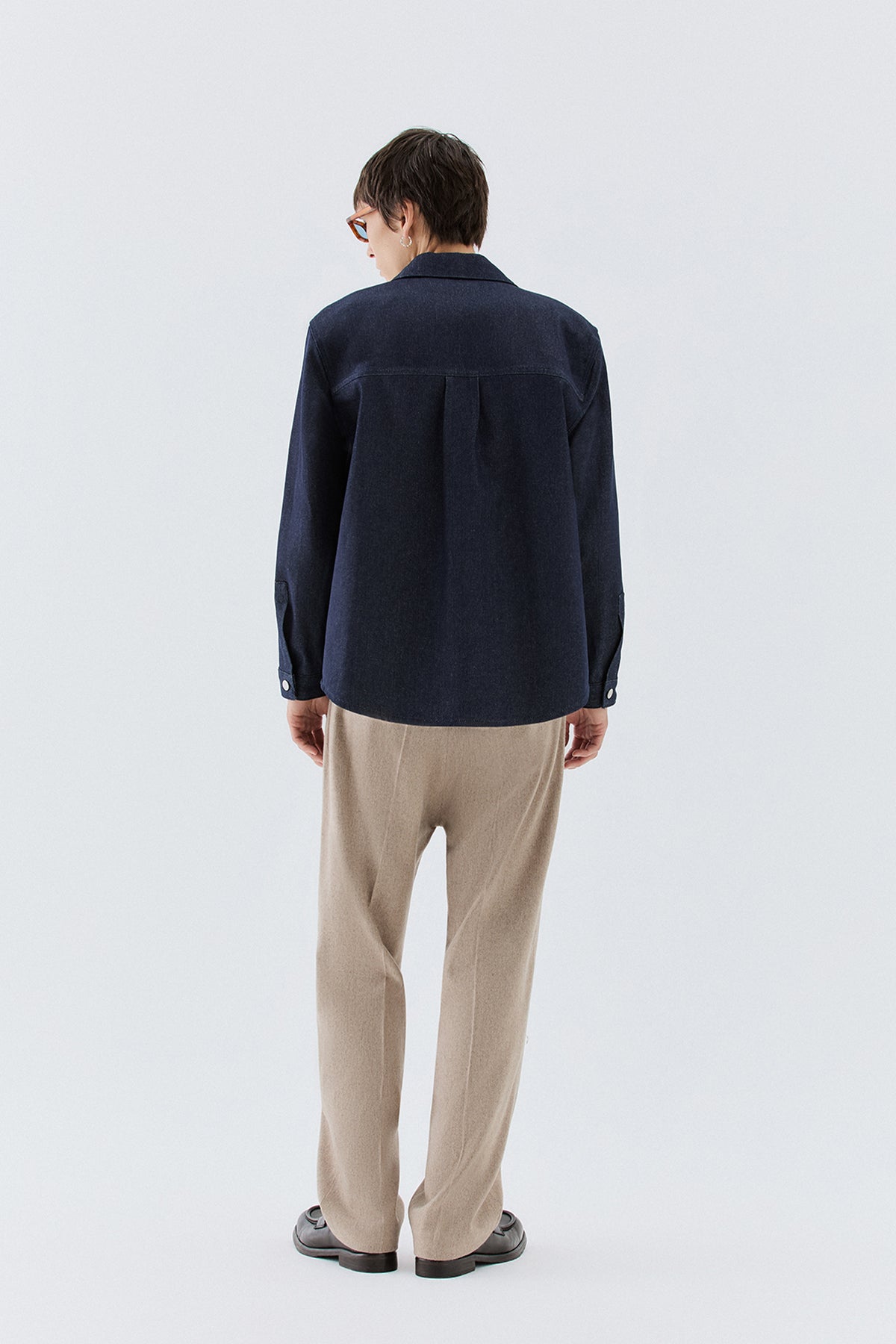 Overshirt carpenter in denim