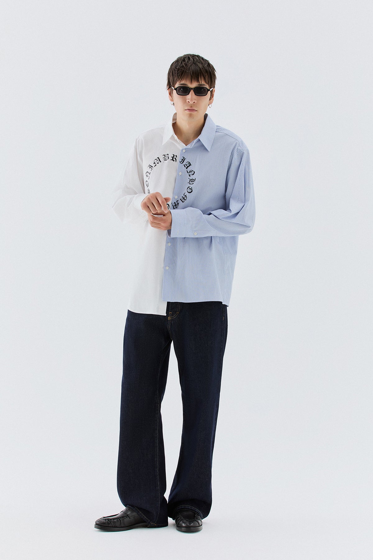 Camicia in cotone oversize