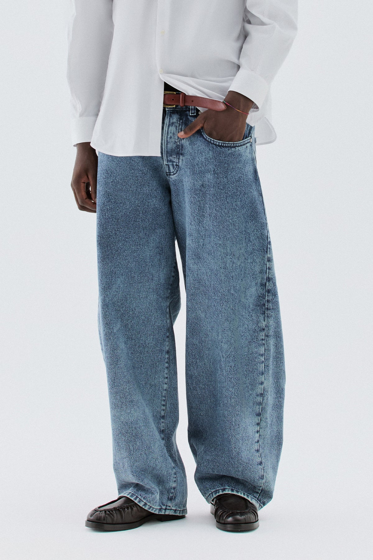 Jeans balloon stone wash