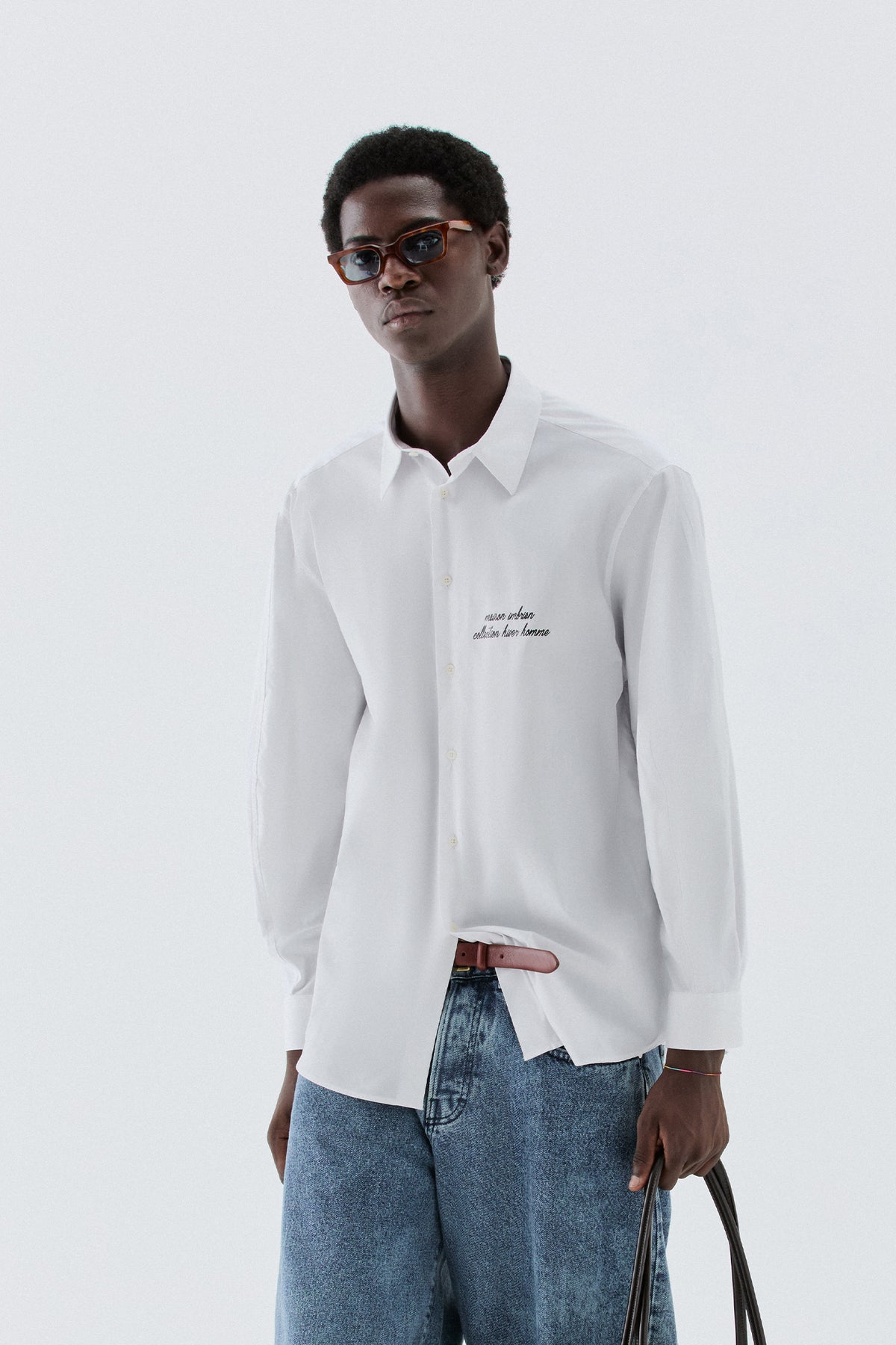 Camicia oversize in cotone - Bianco