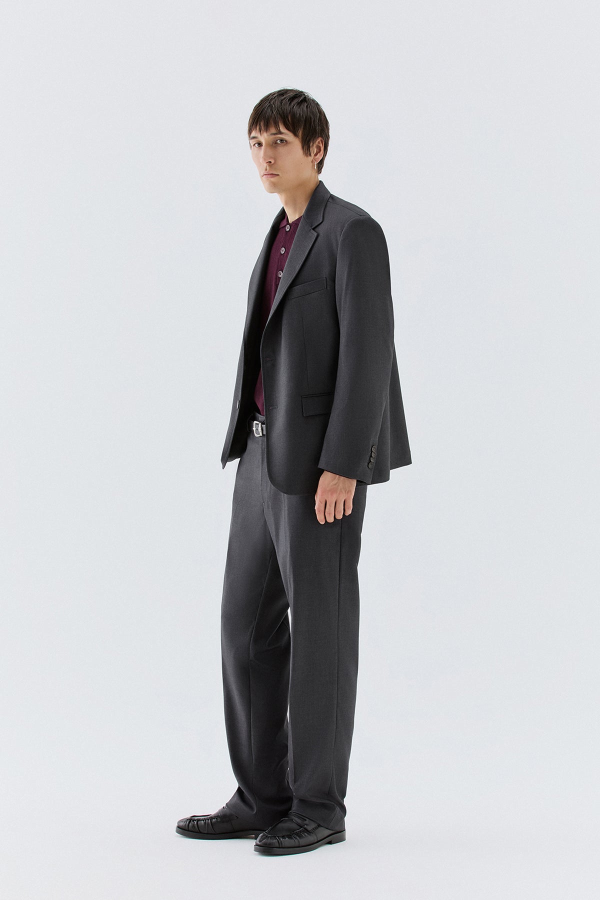 Pantaloni dritti - Grigio