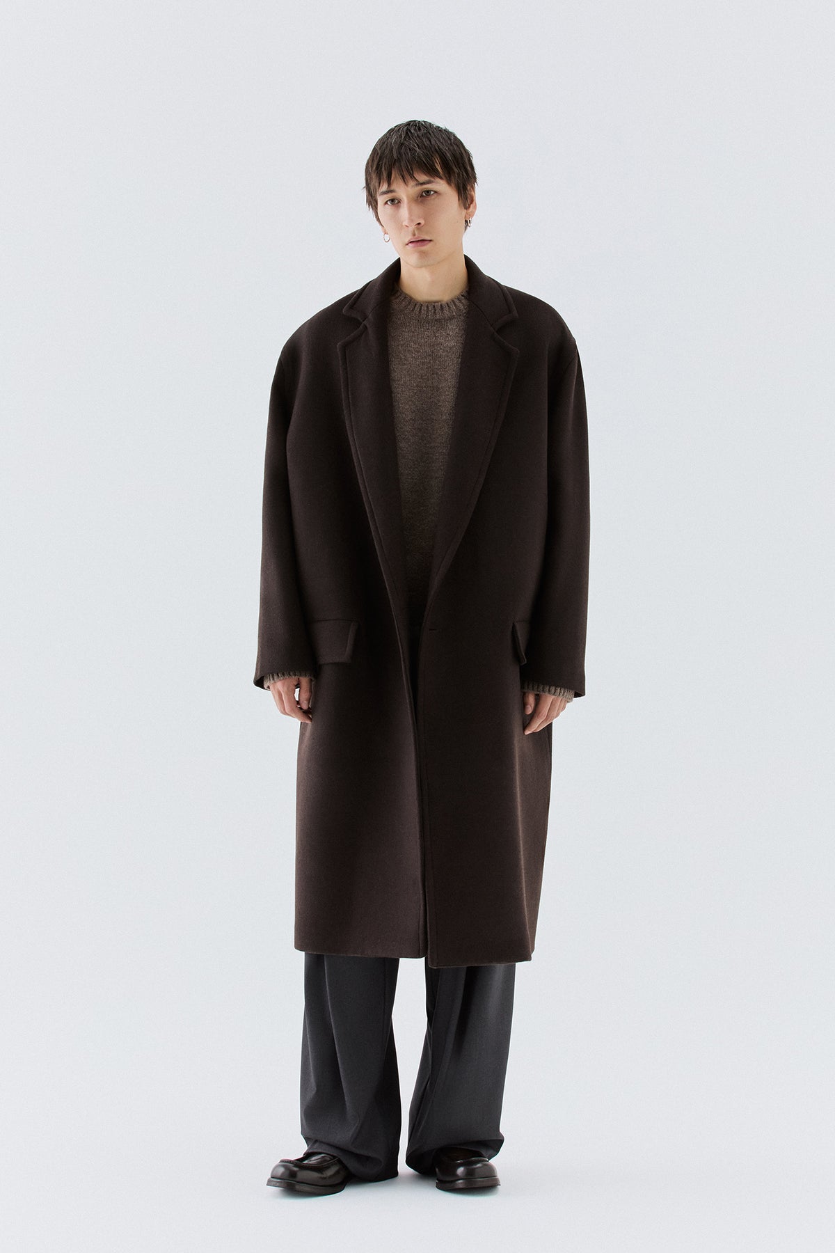 Cappotto oversize - Moro