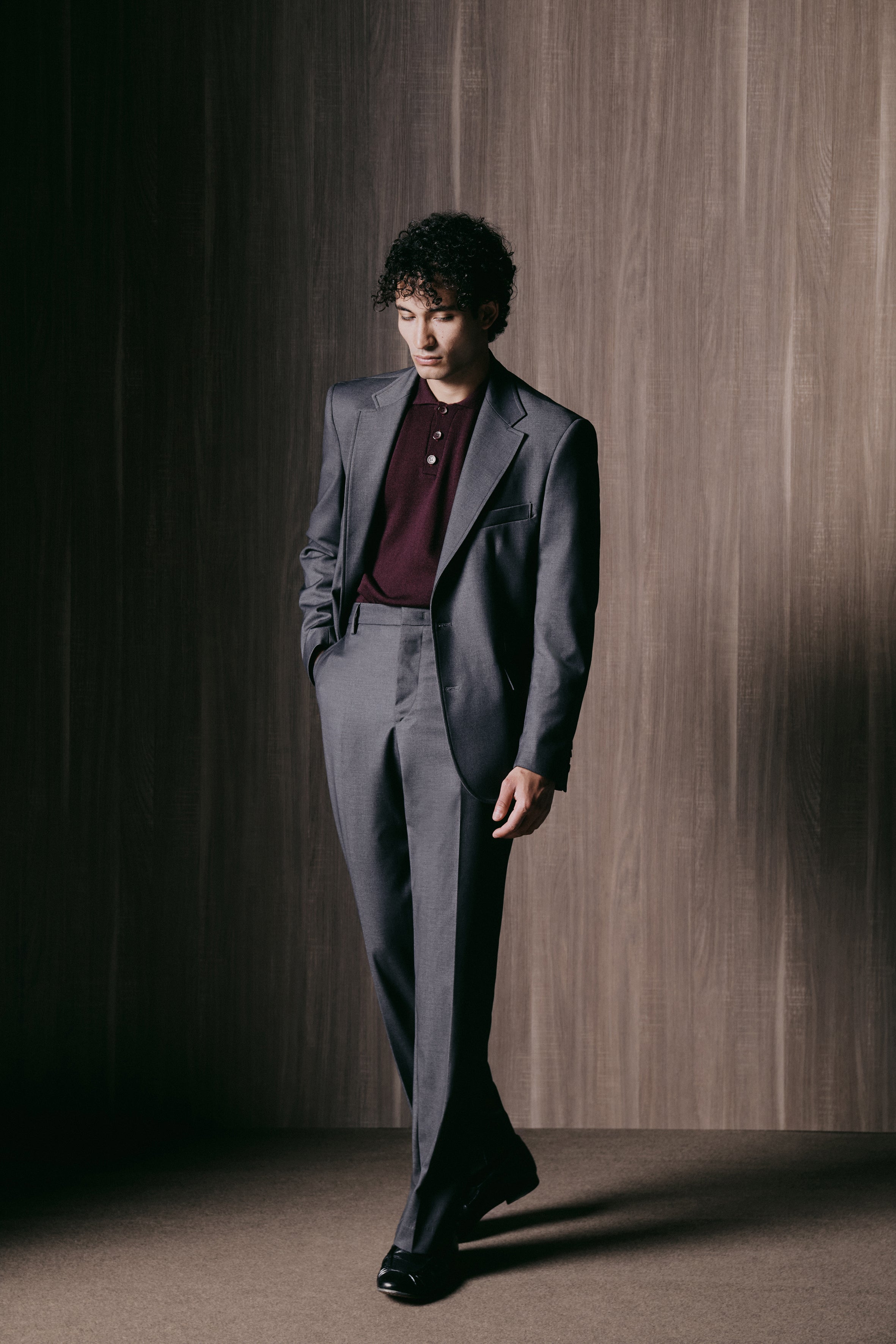 Pantaloni dritti - Grigio