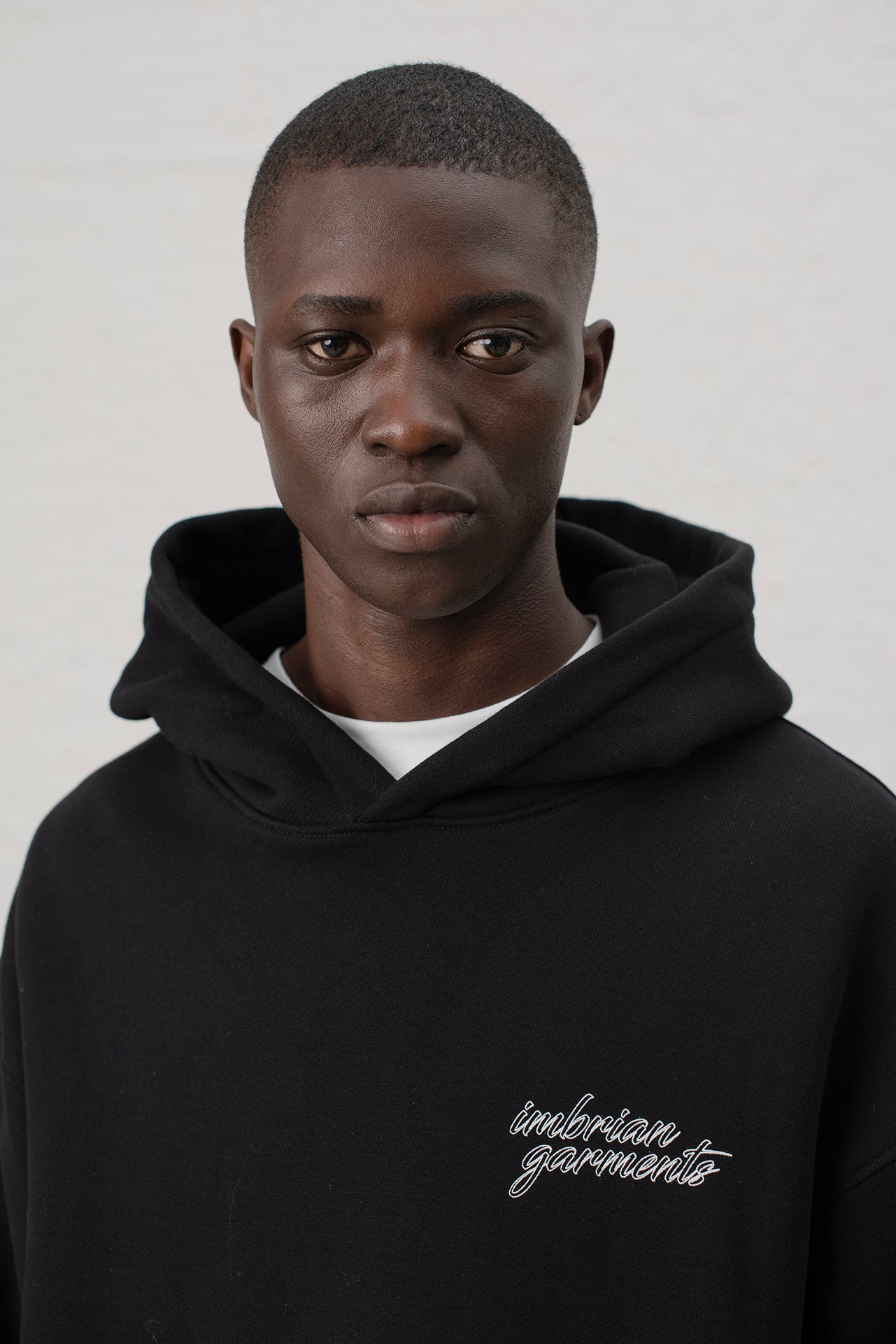 Sweat-shirt oversize à imprimé sur les manches - Noir