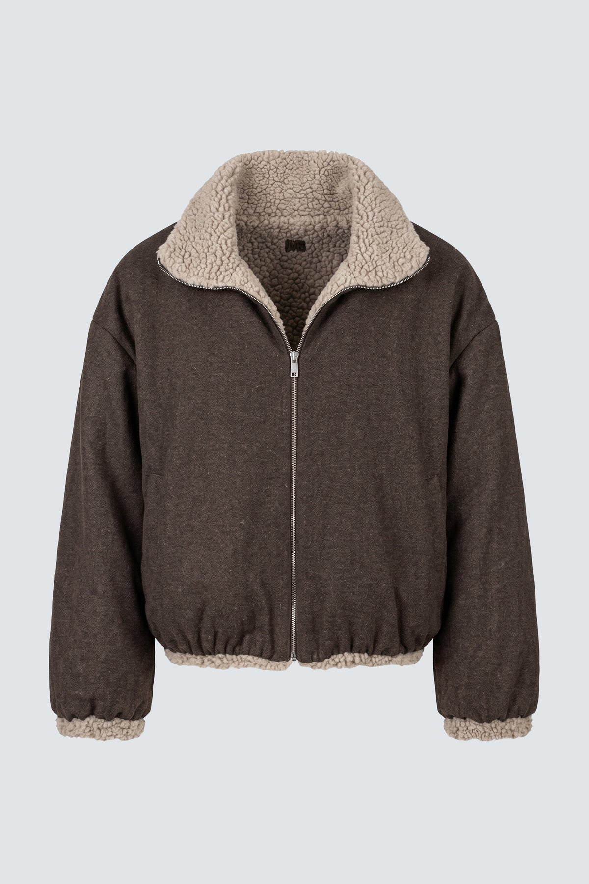 Bomber bouclé in lana