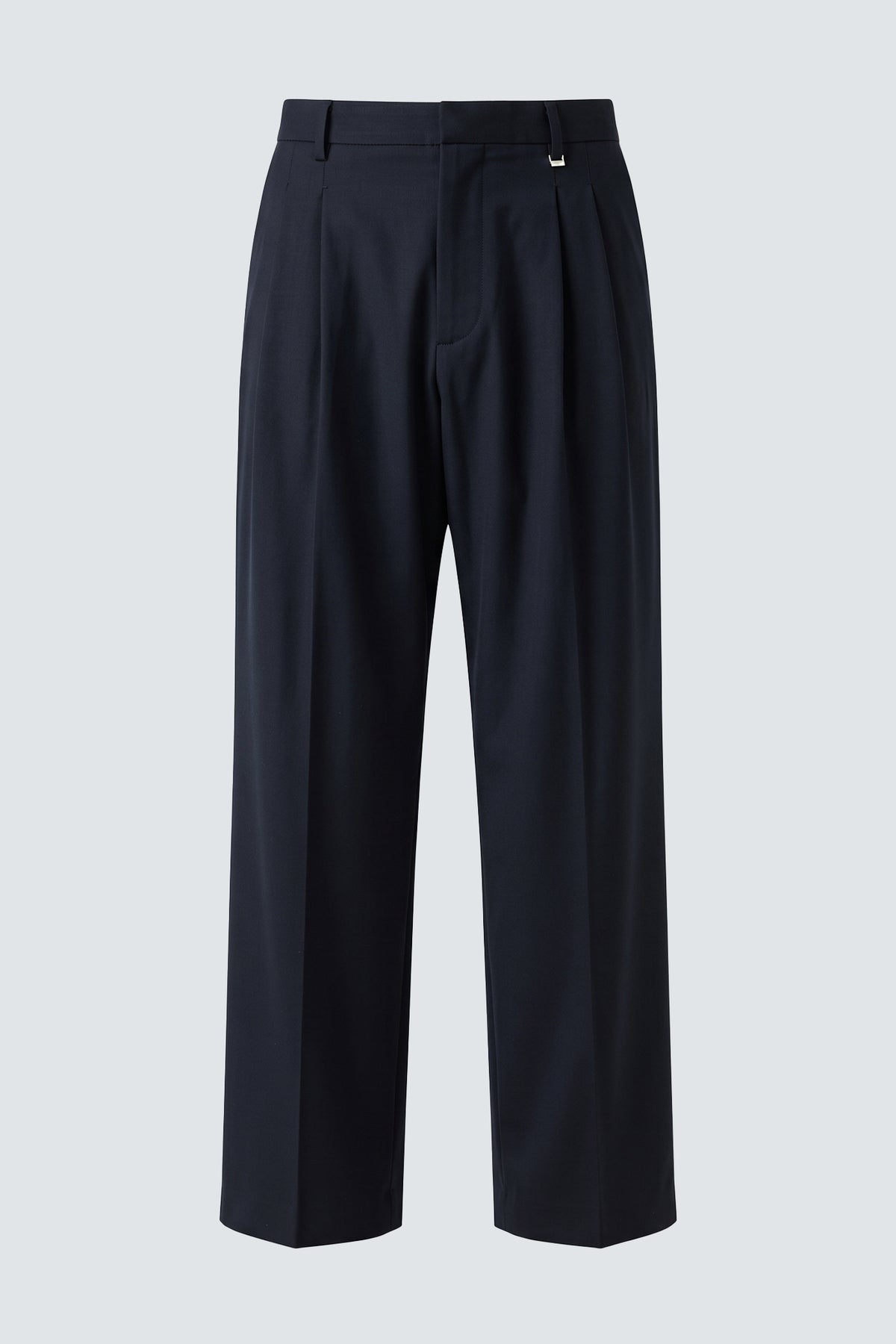 Pantaloni larghi a due pinces - Blu