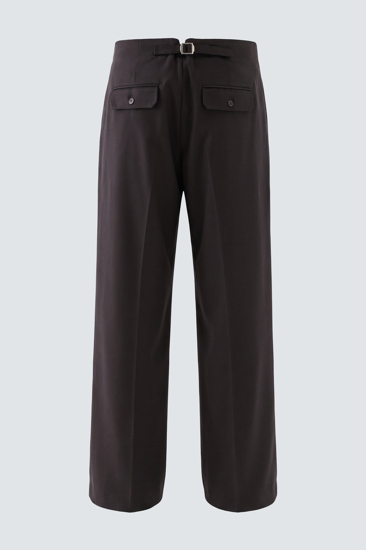 Pantaloni larghi con coulisse - Moro
