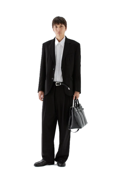 LOOK 01 — BLACK TAILORING