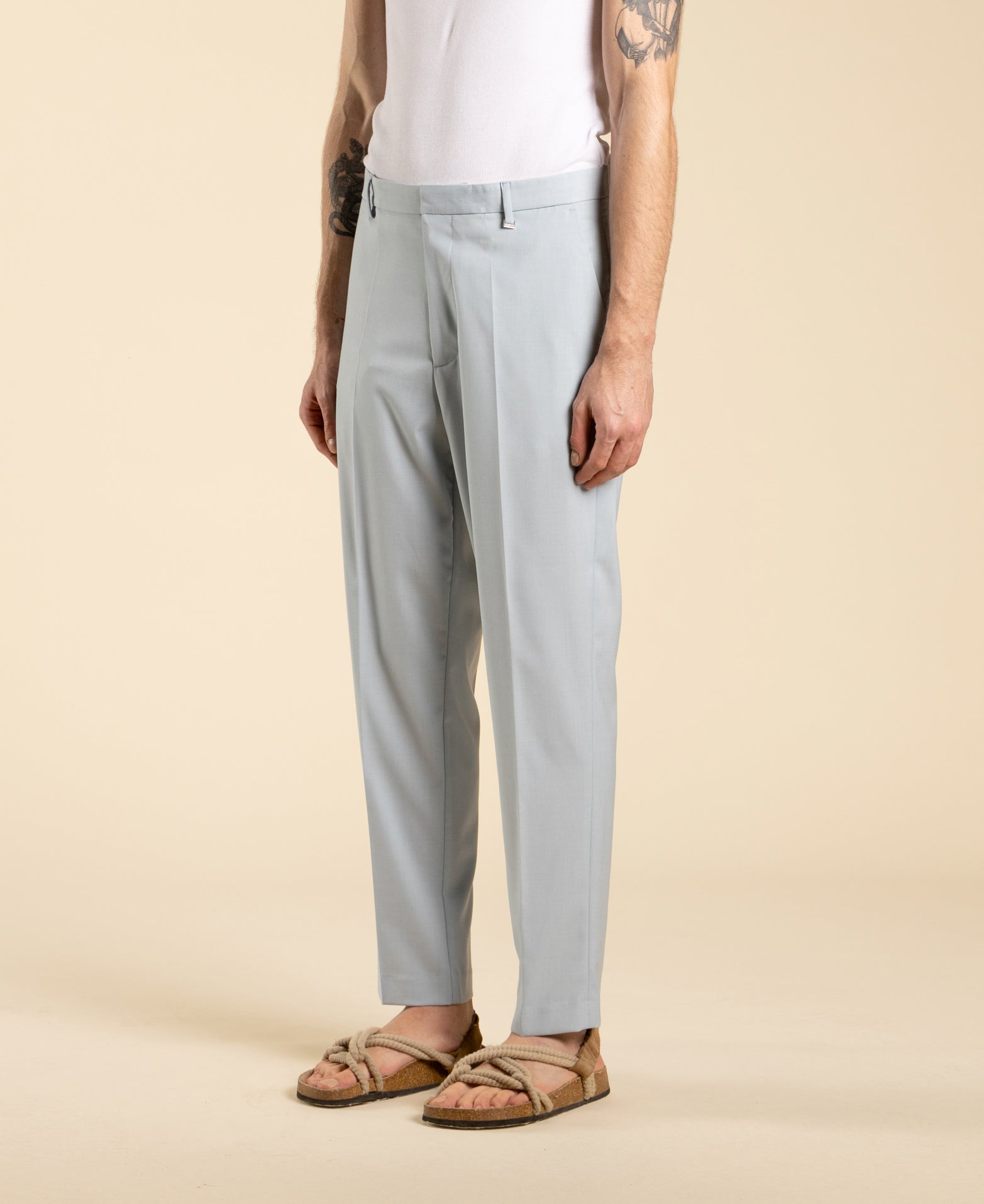 Pantalon coupe classique avec poche américaine - Gris anthracite