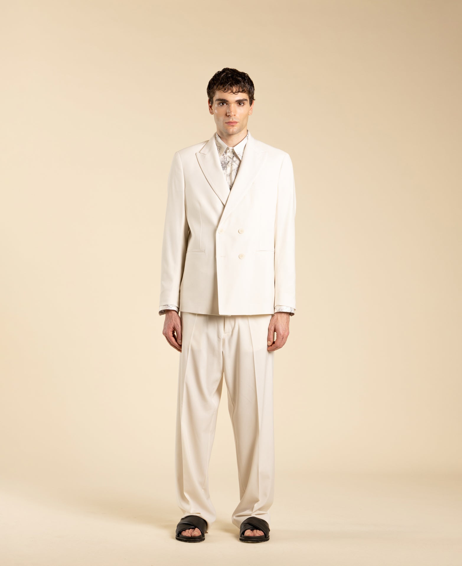 Veste croisée - Crème
