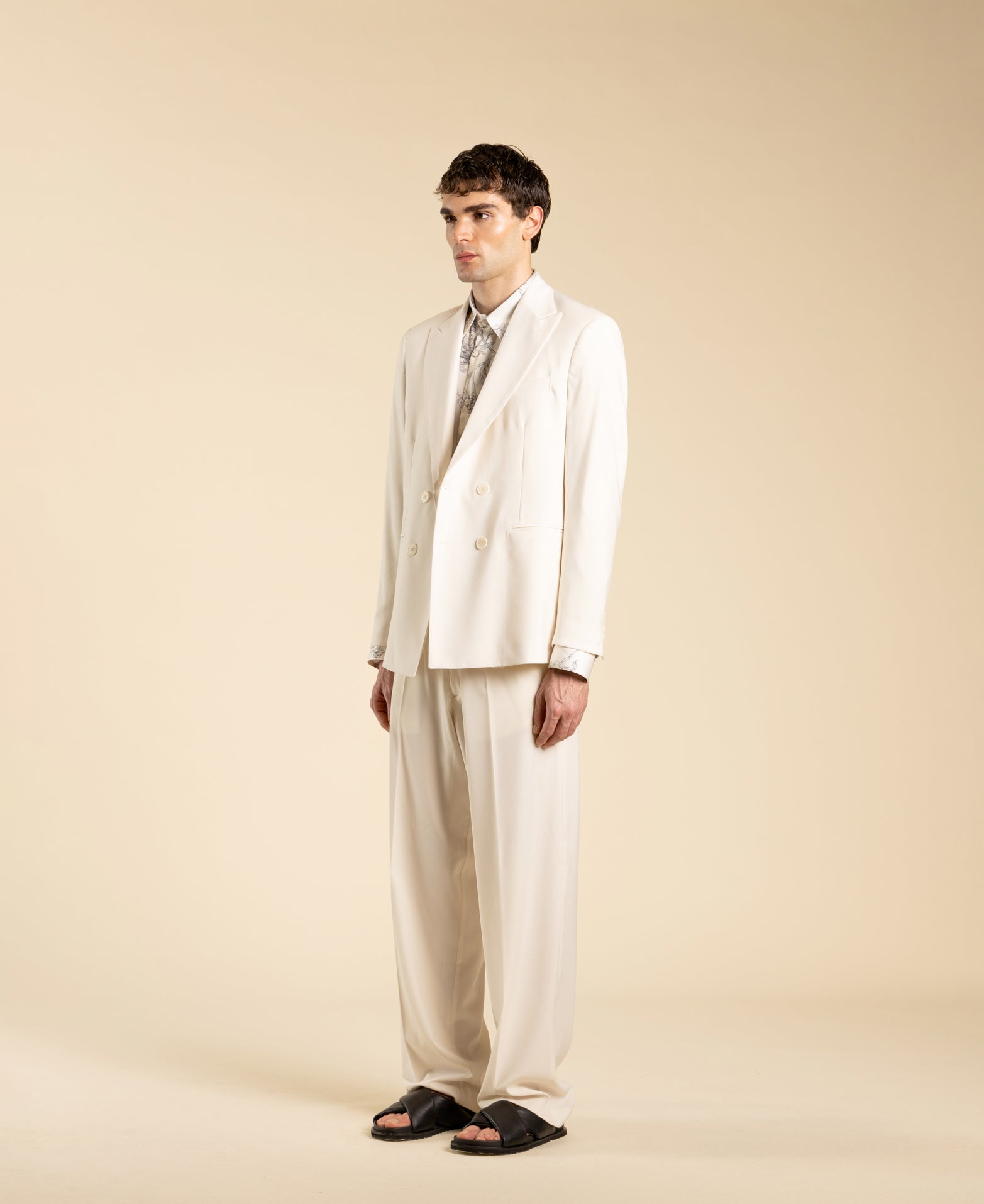 Veste croisée - Crème