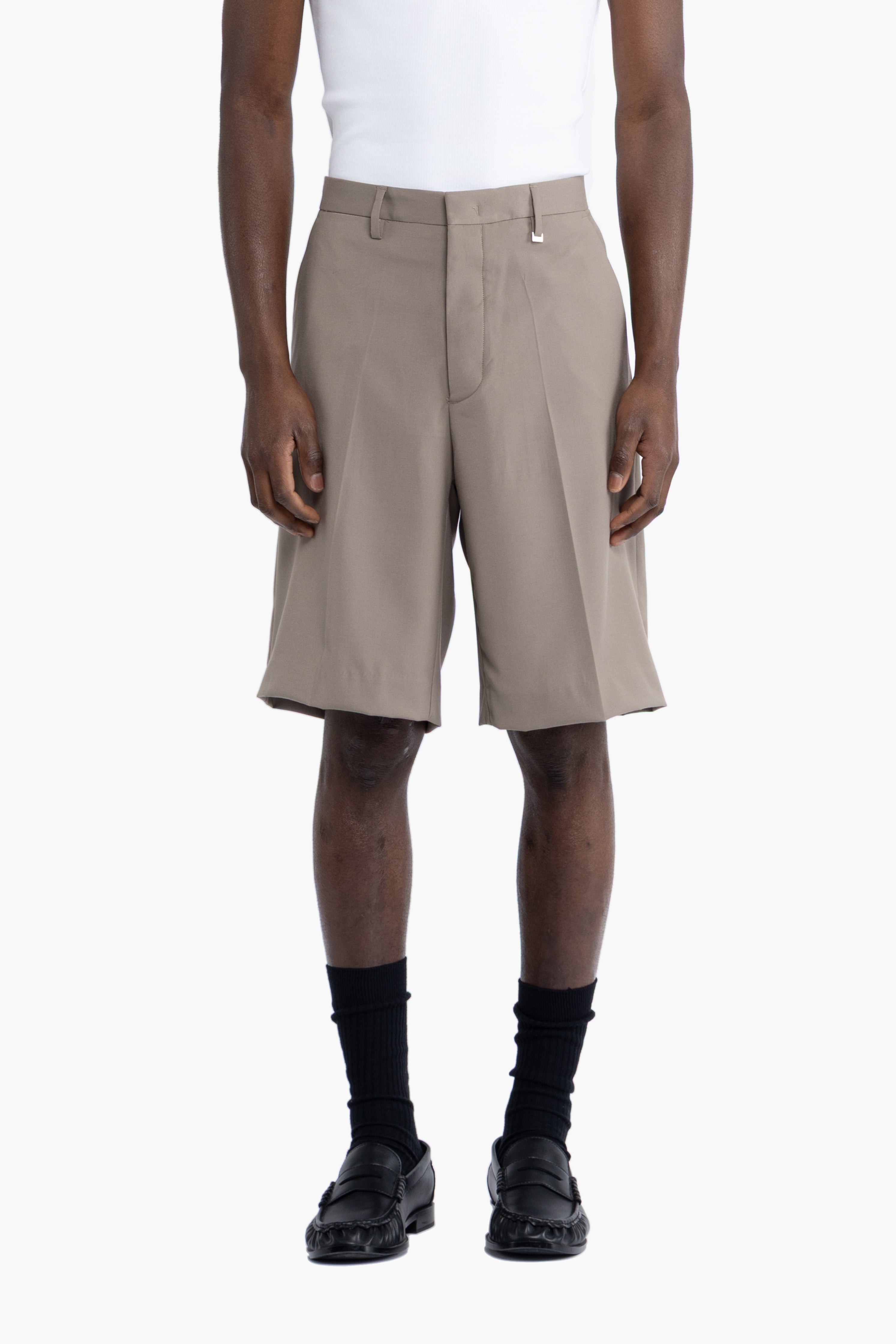 Bermuda tasca america - Taupe