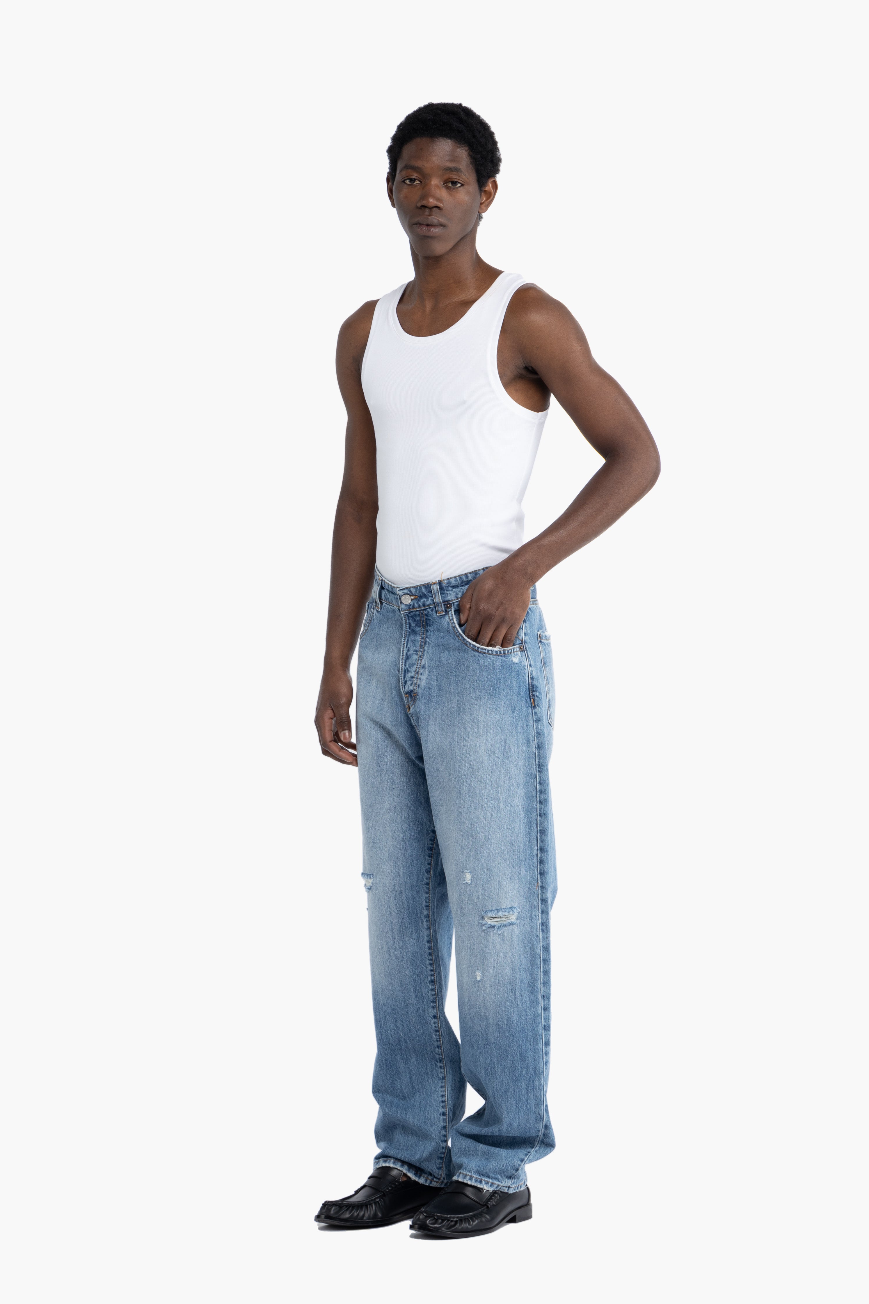 Jeans gamba dritta