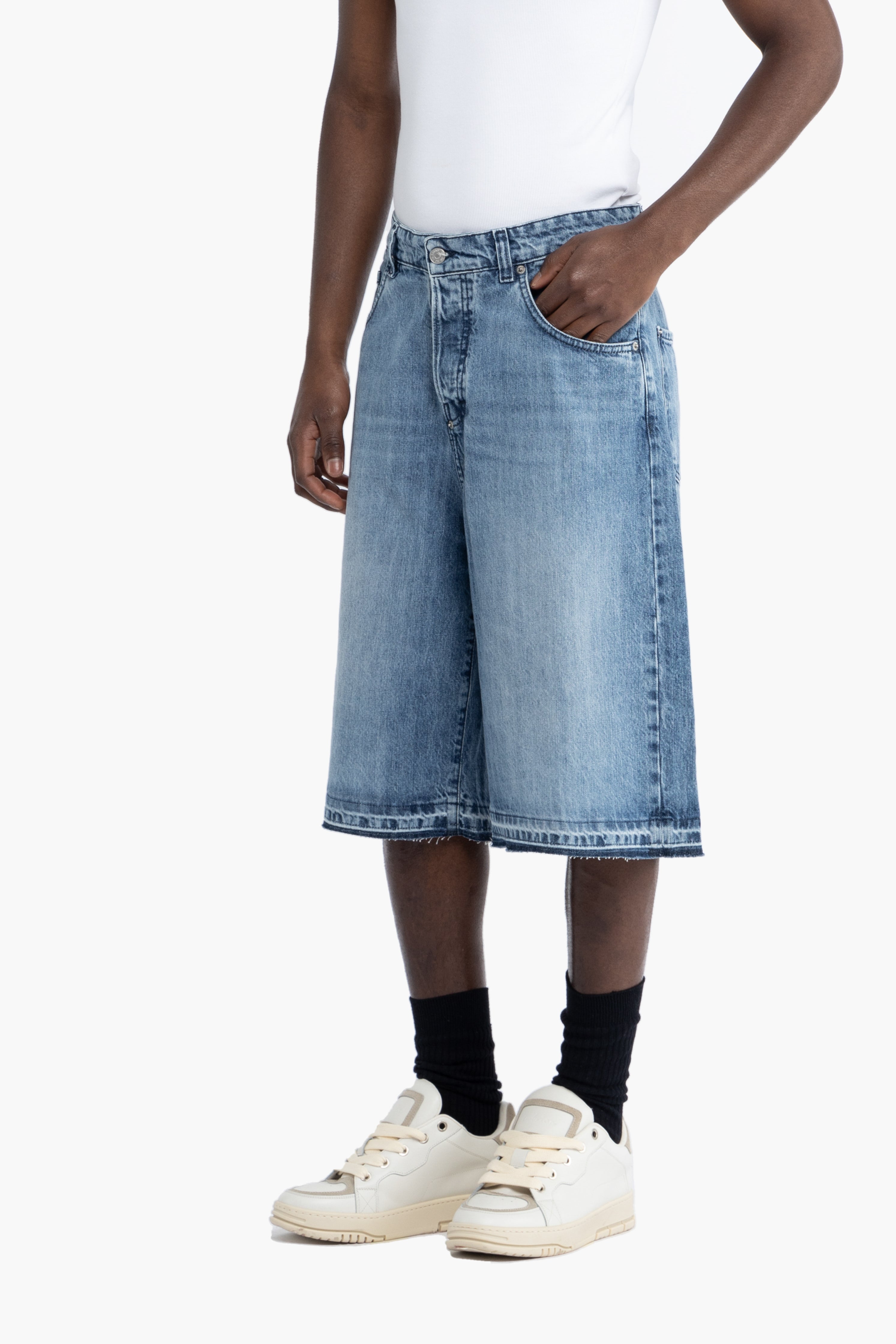 Bermuda in cotone denim