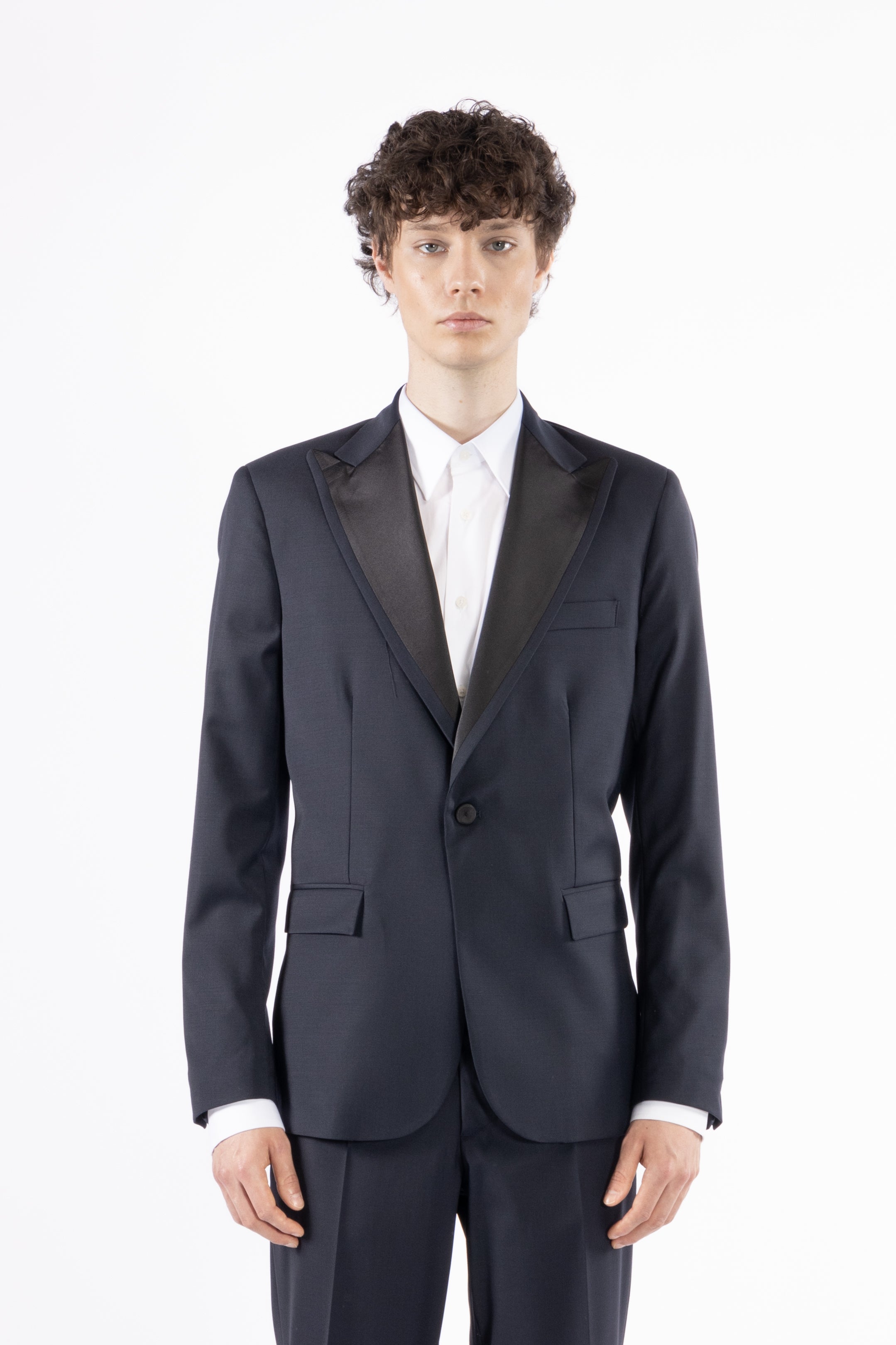 Giacca da abito misto lana - Blu