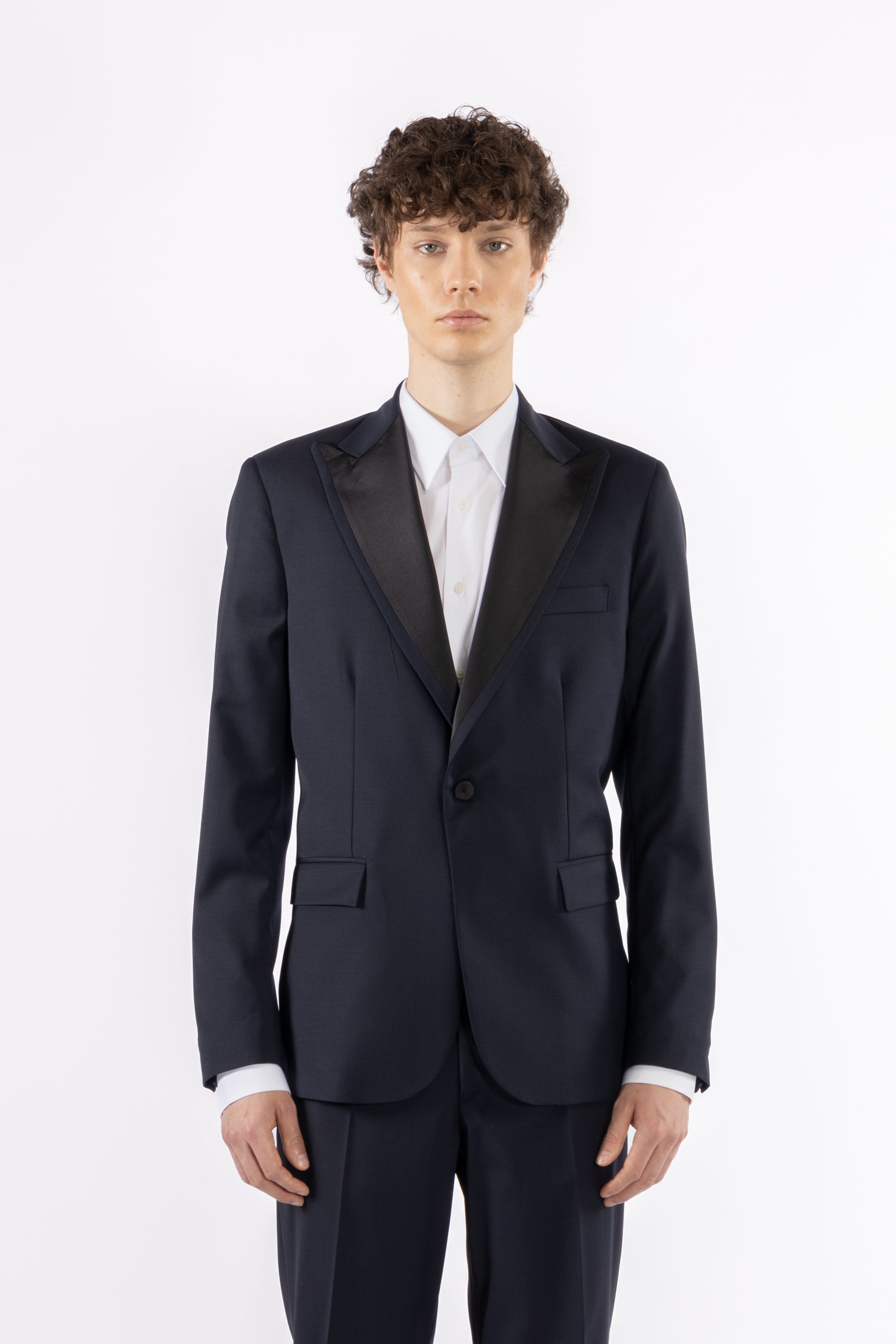 Giacca da abito misto lana - Blu