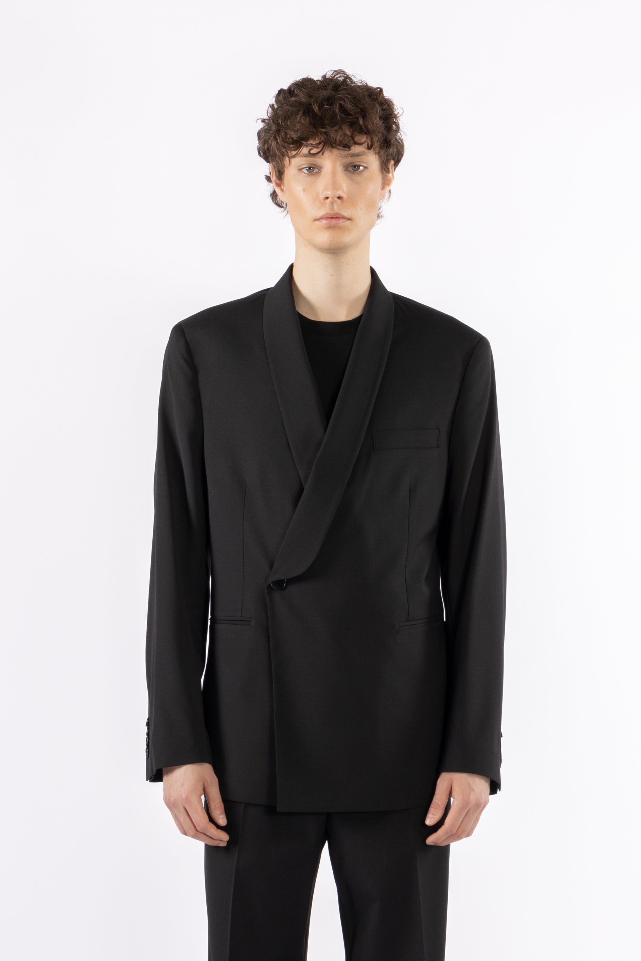 Giacca da abito collo a scialle - Nero