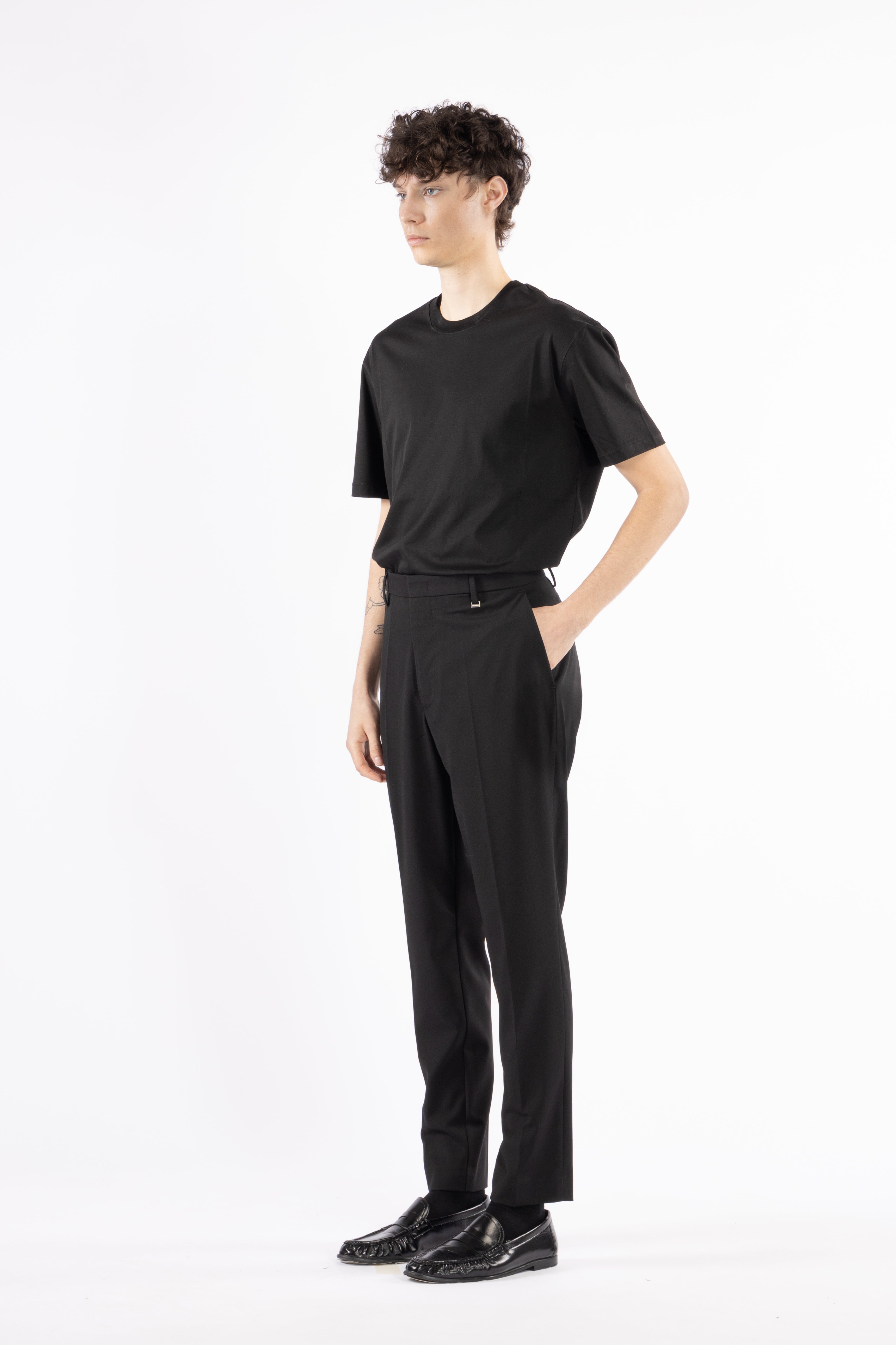 Pantalone tasca america regolare - Nero