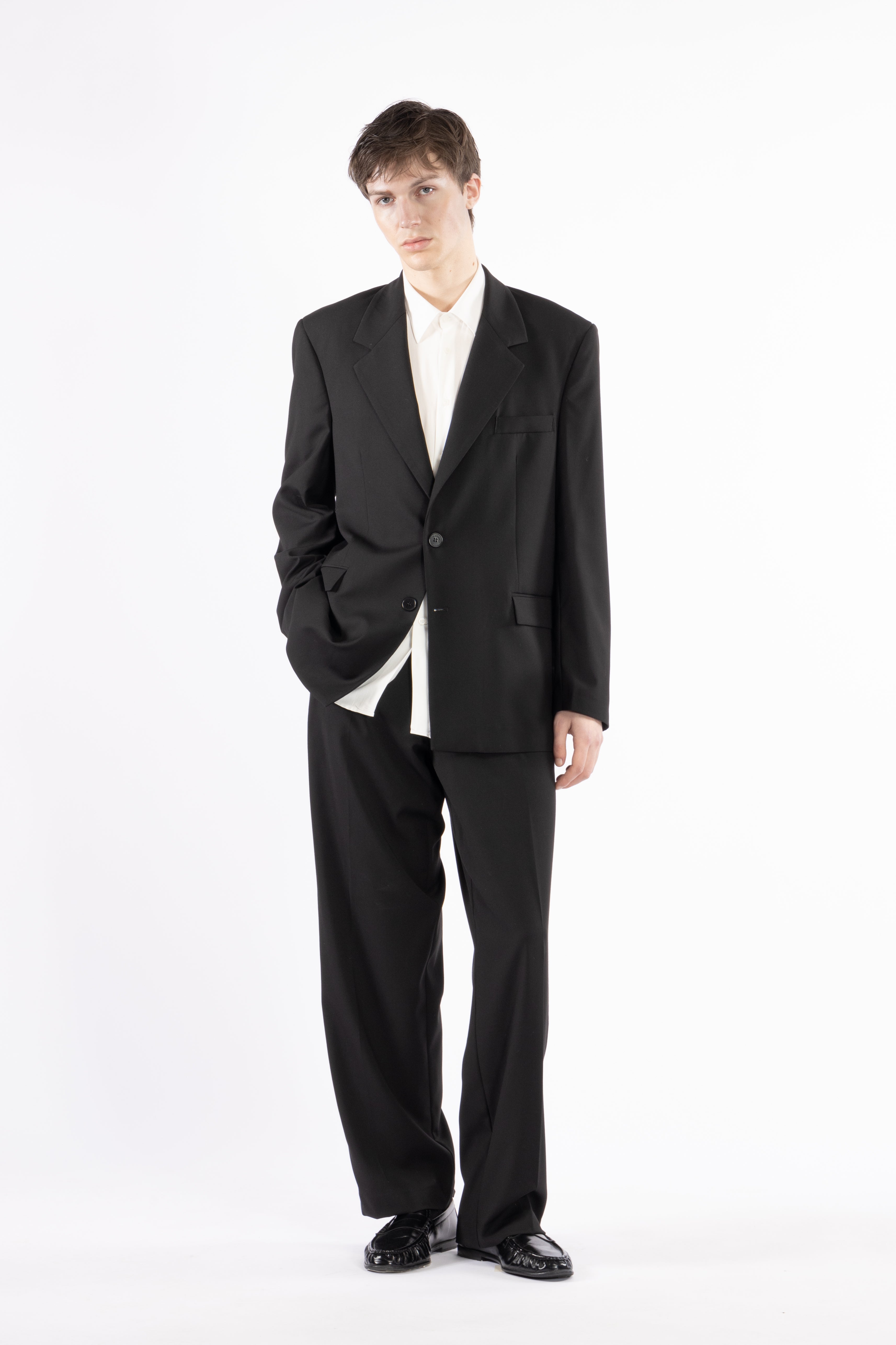 Camicia morbida in viscosa - Bianco