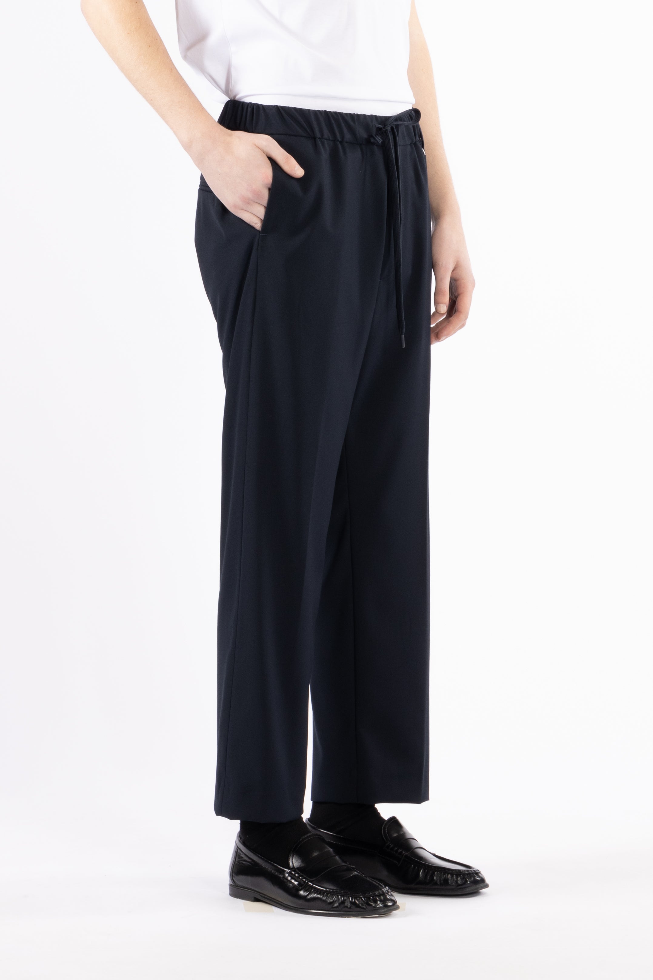 Pantalone con coulisse - Blu