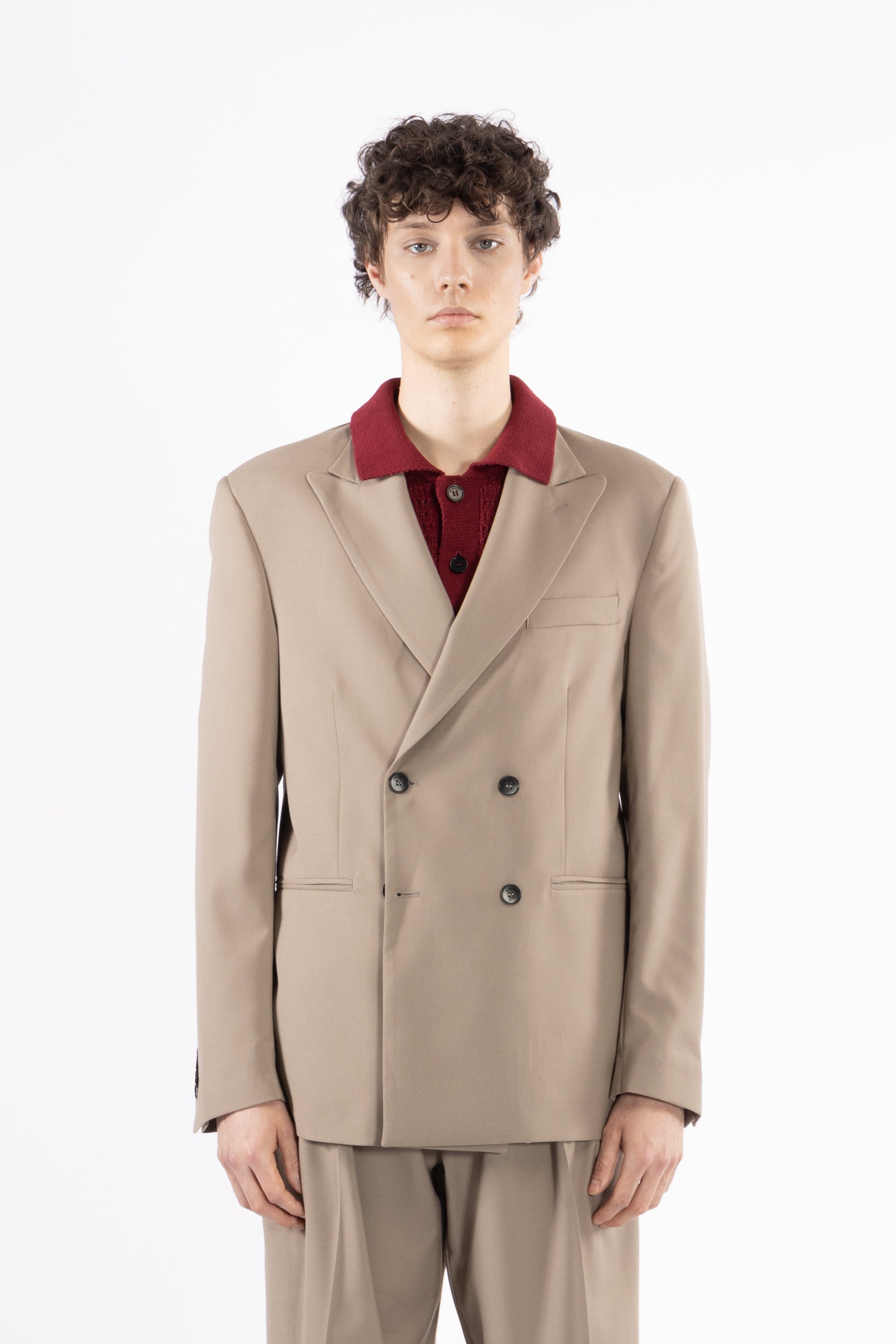 Giacca da abito oversize - Taupe