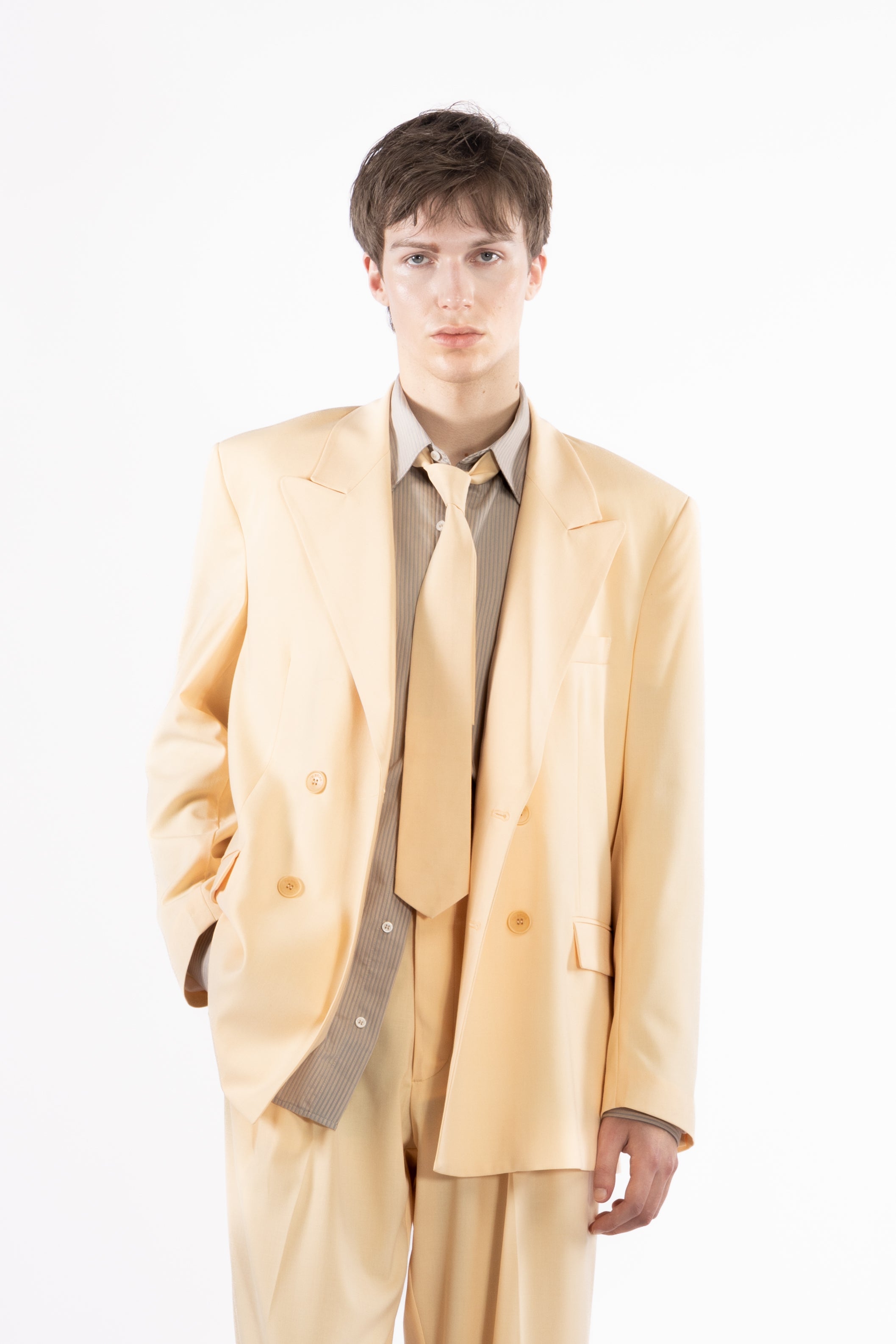 Giacca da abito oversize - Pesca