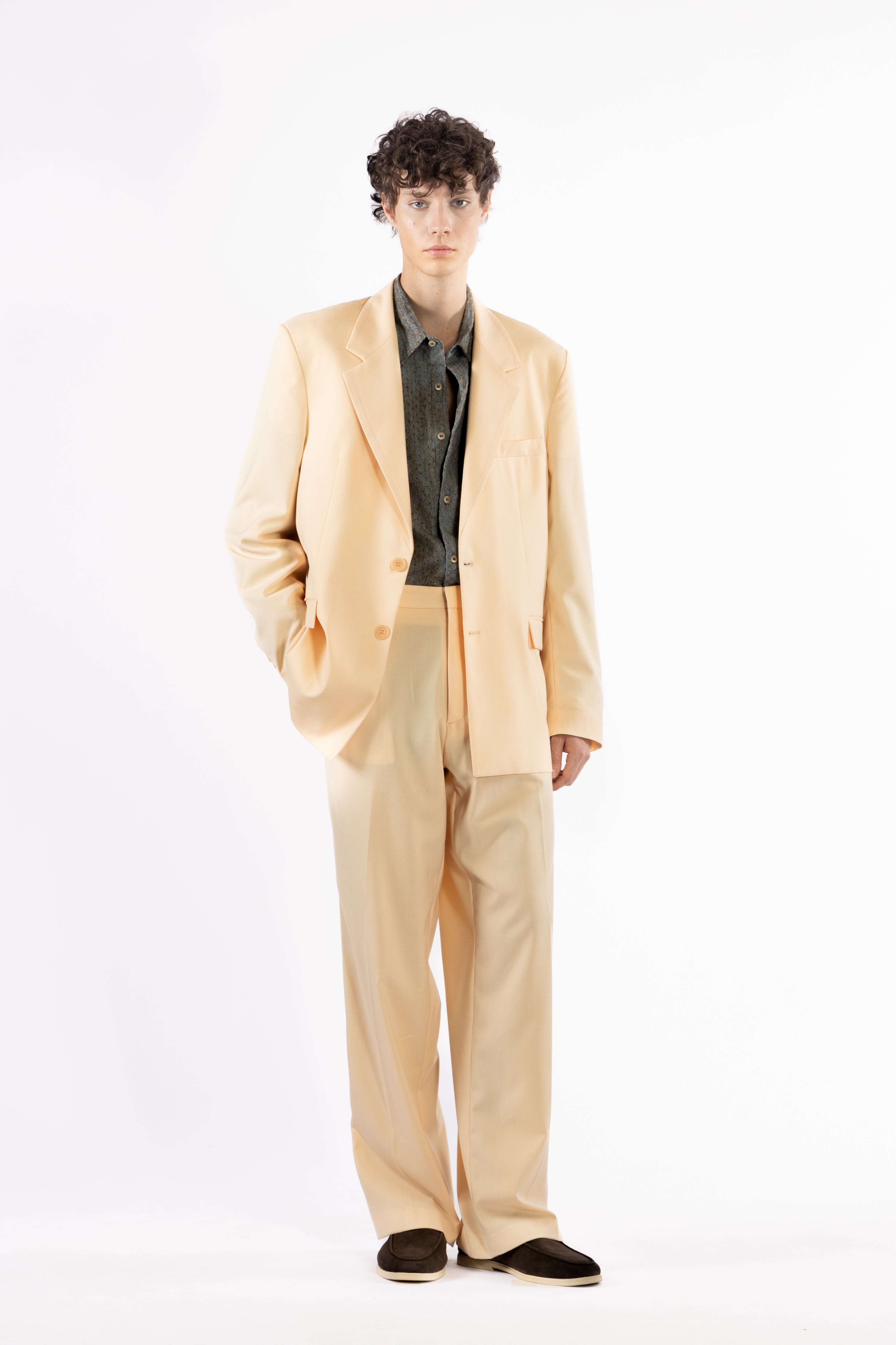 Giacca da abito oversize - Pesca