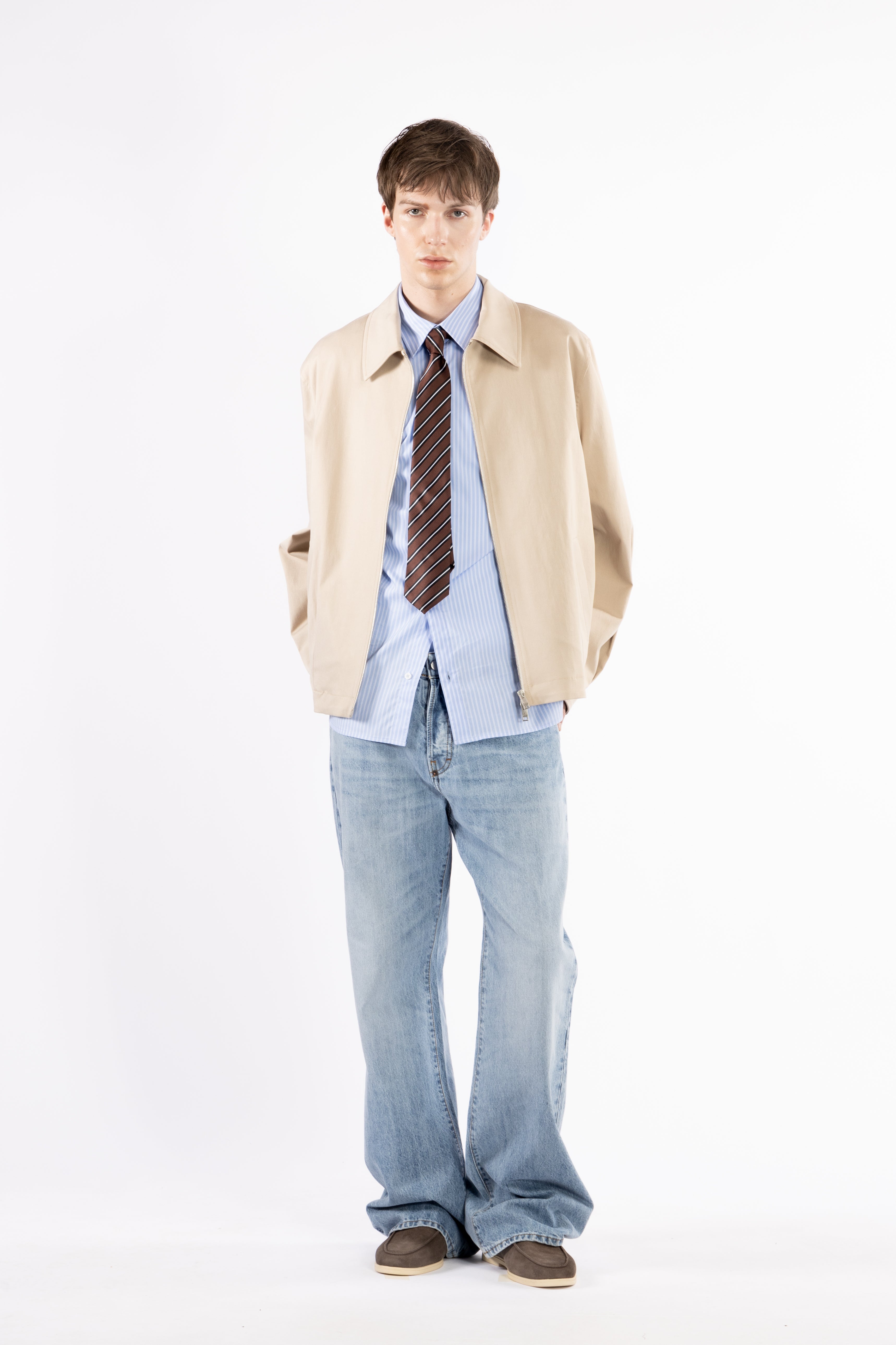 Jeans flare stone wash