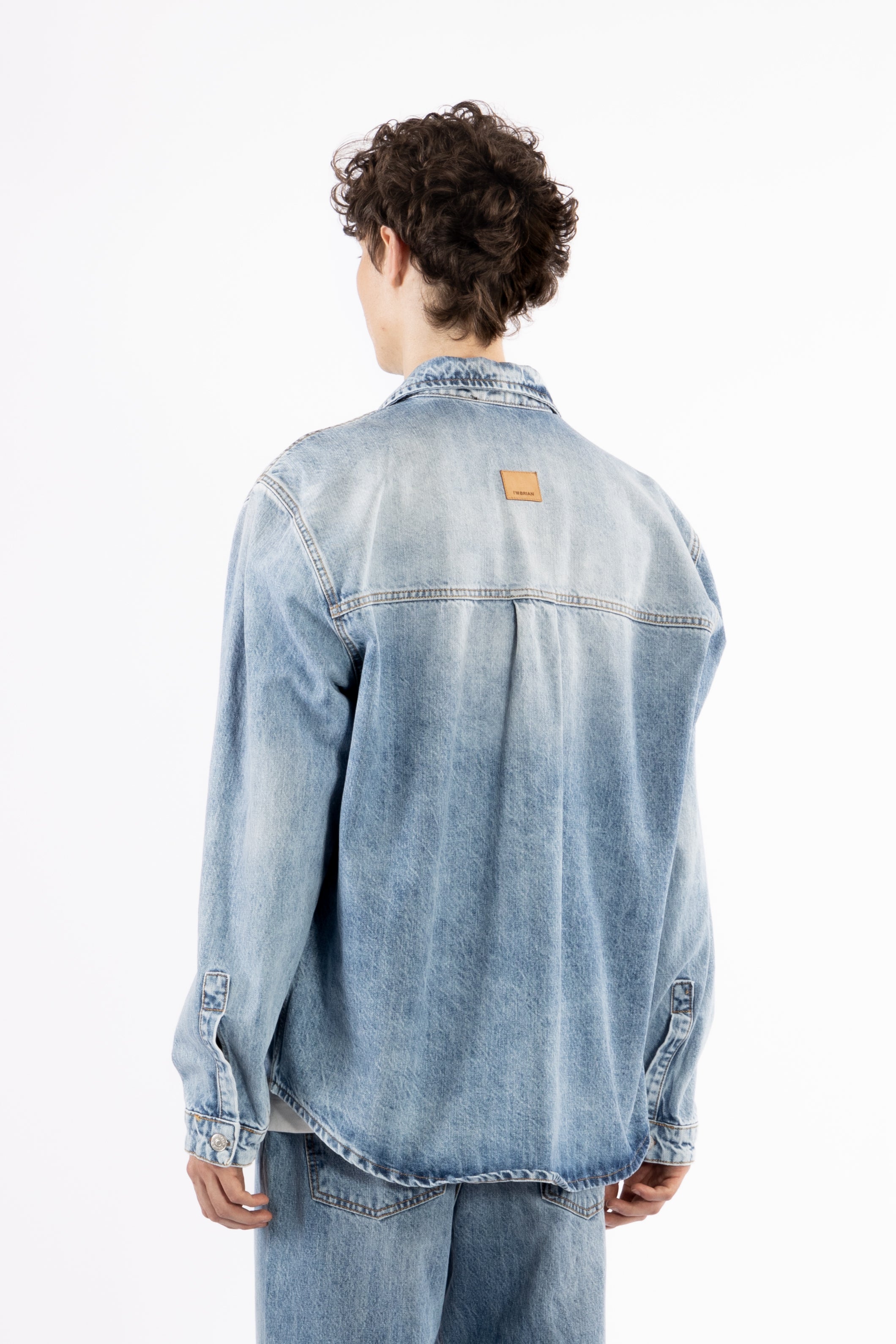 Camicia in cotone denim