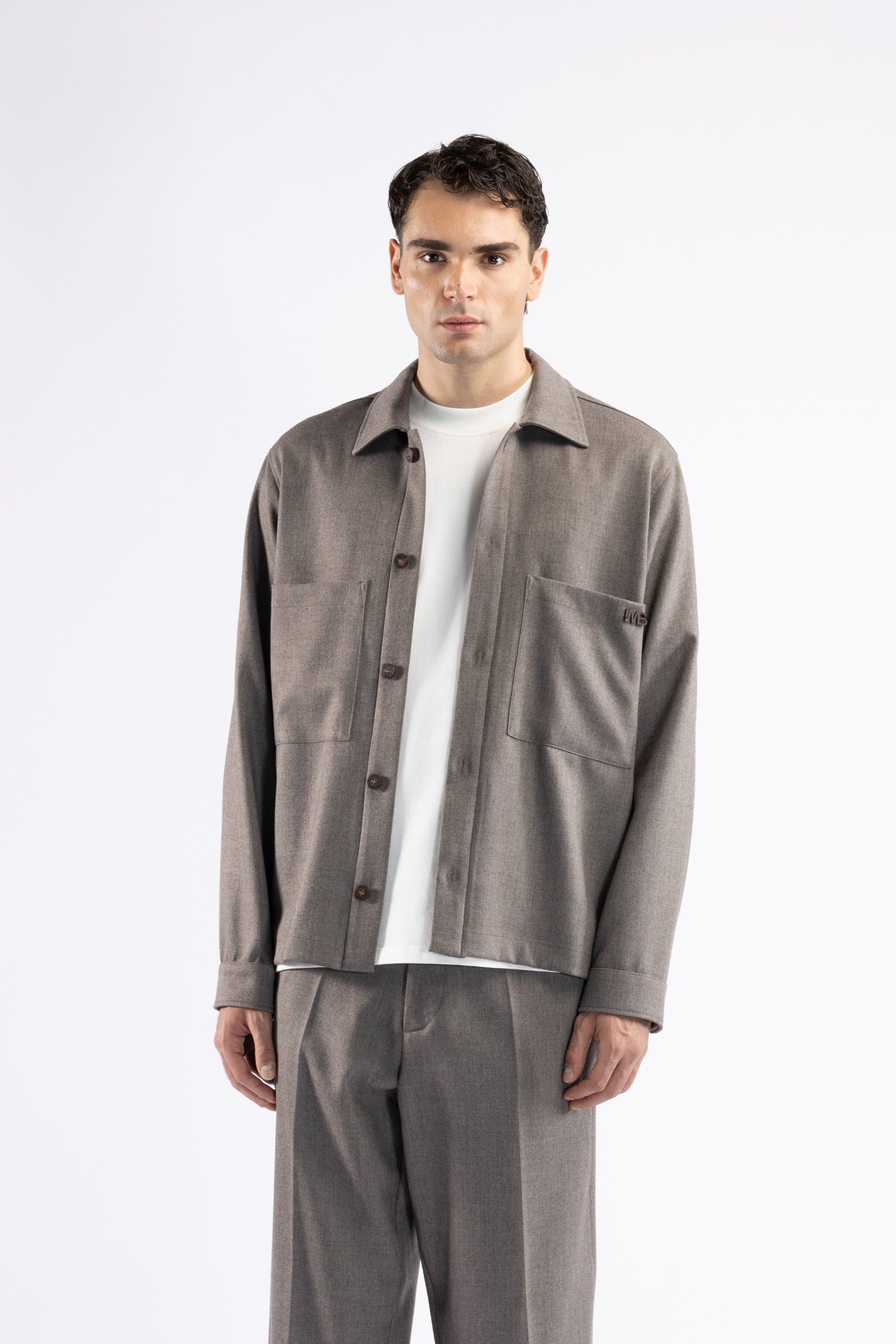 Camicia da coordinato - Tortora