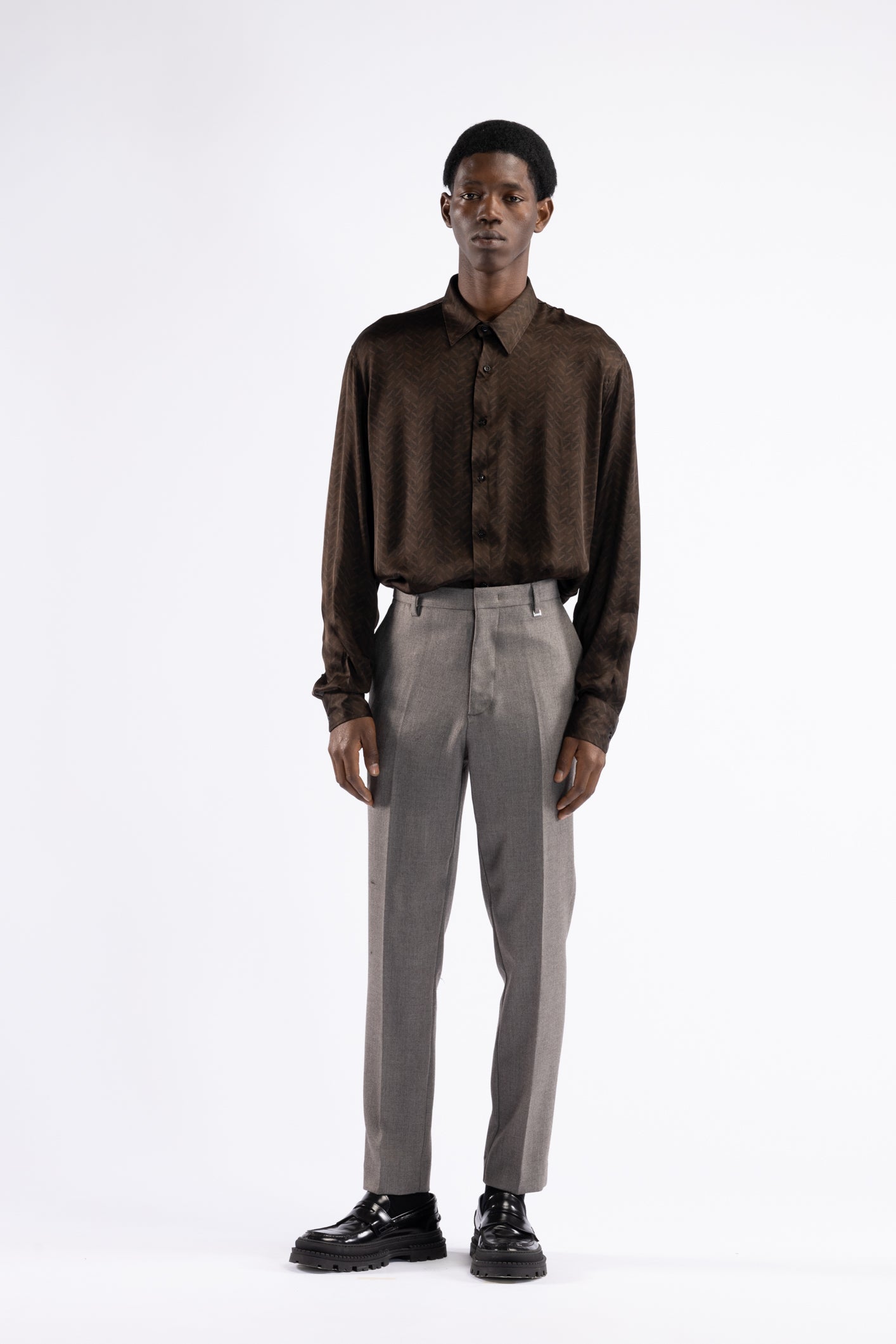 Pantalone da completo regolare - Tortora