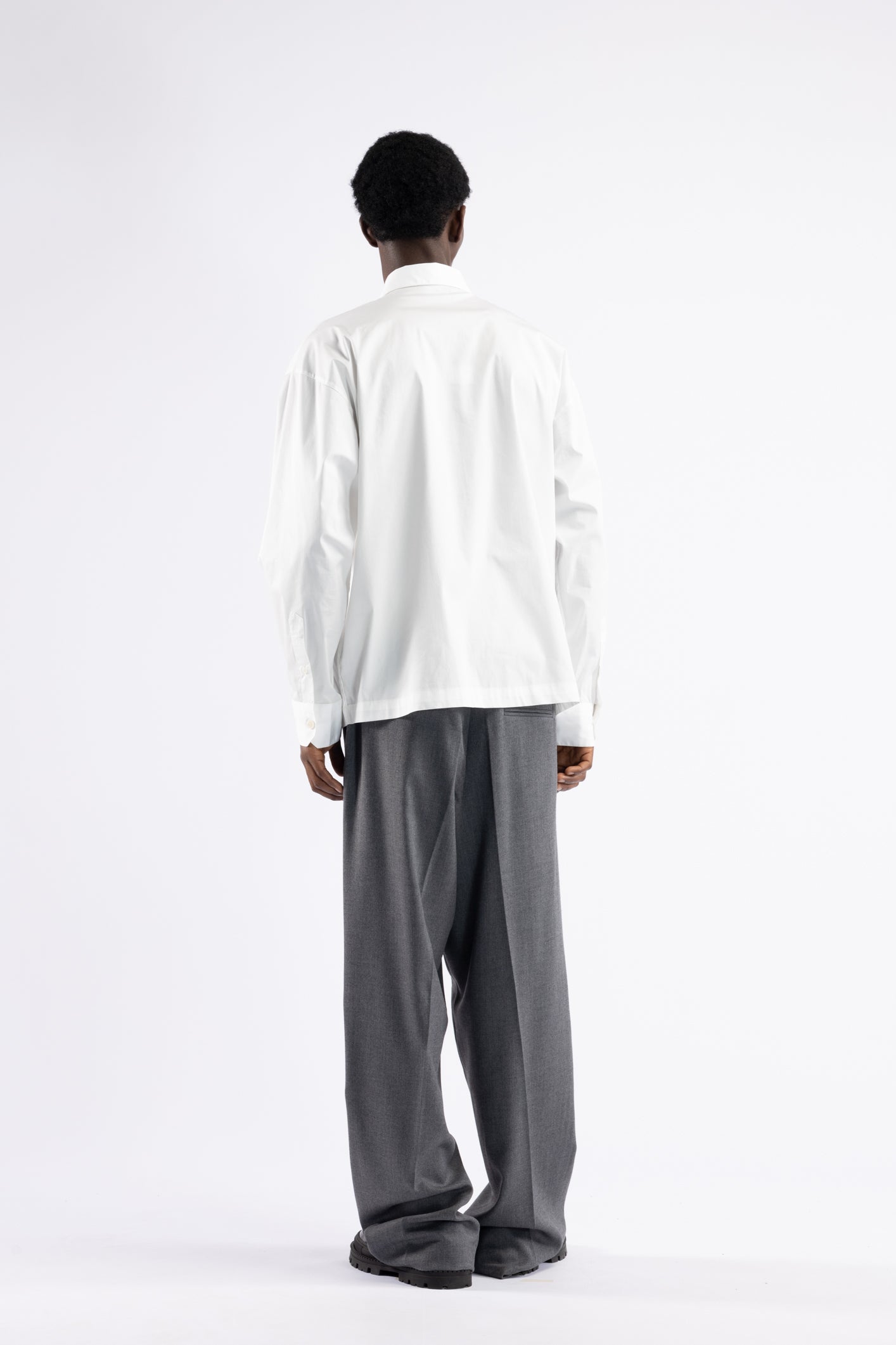 Camicia boxy oversize - Bianco